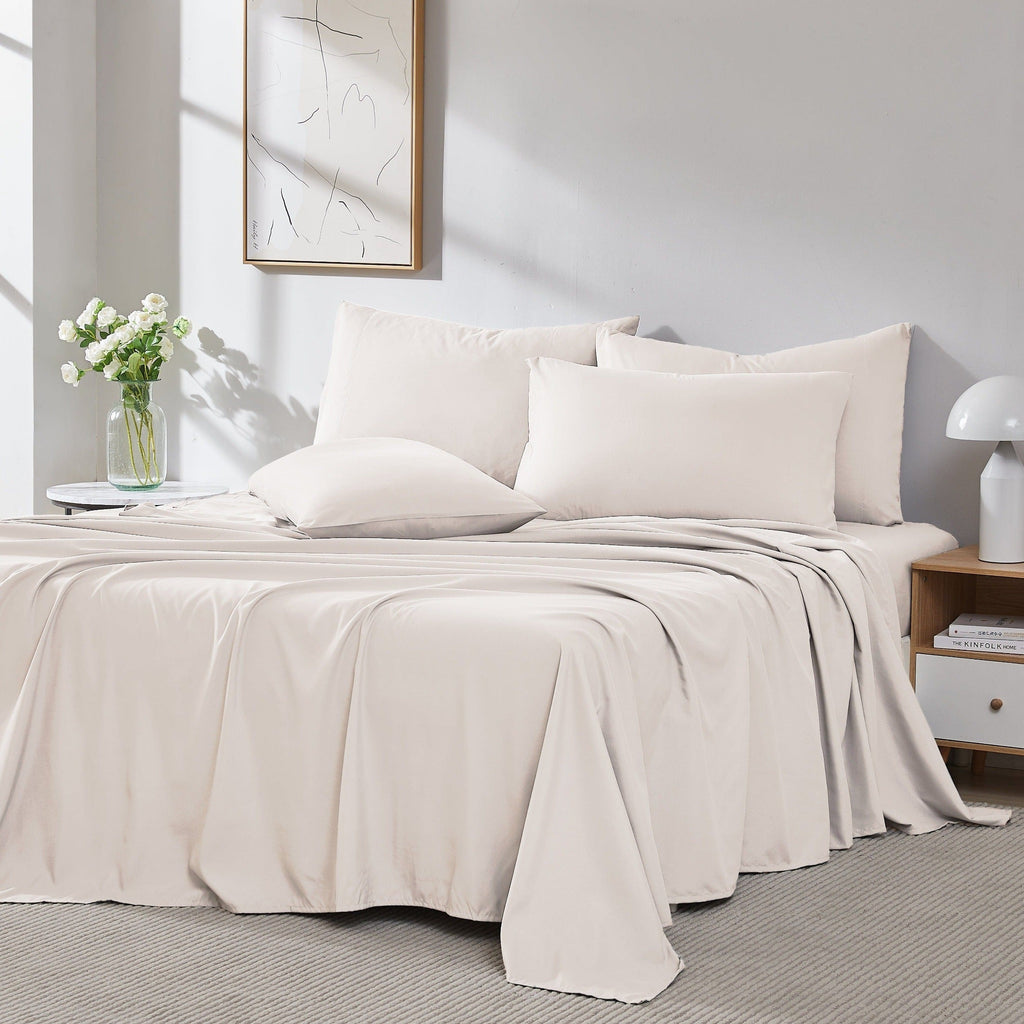 Everyday Essentials 6-Piece Sheet Set in Neutrals