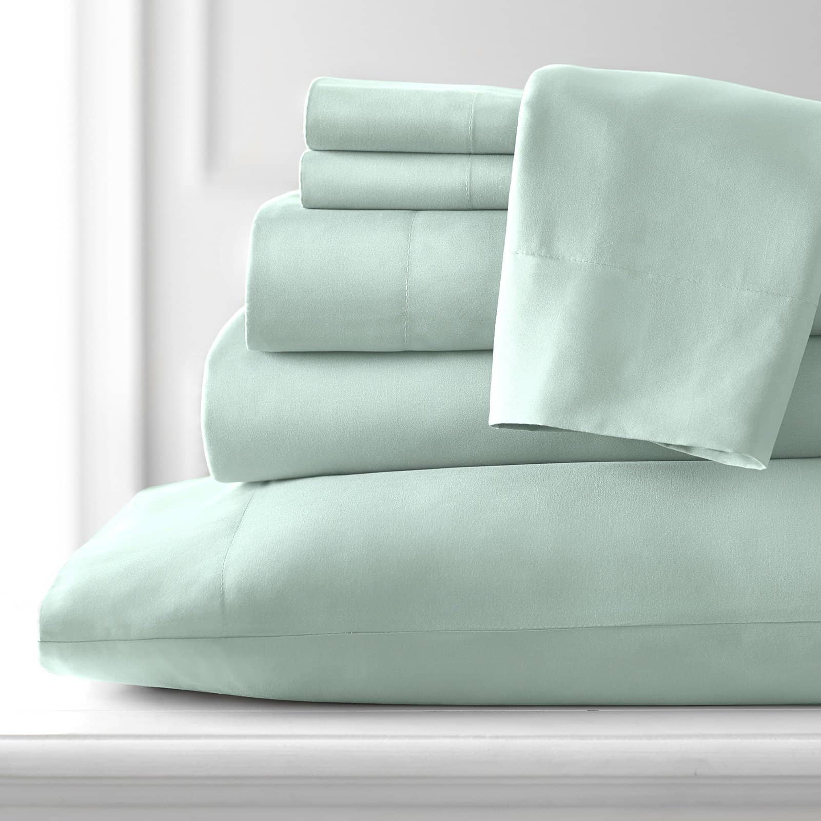 Everyday Essentials 6-Piece Sheet Set in Pastels