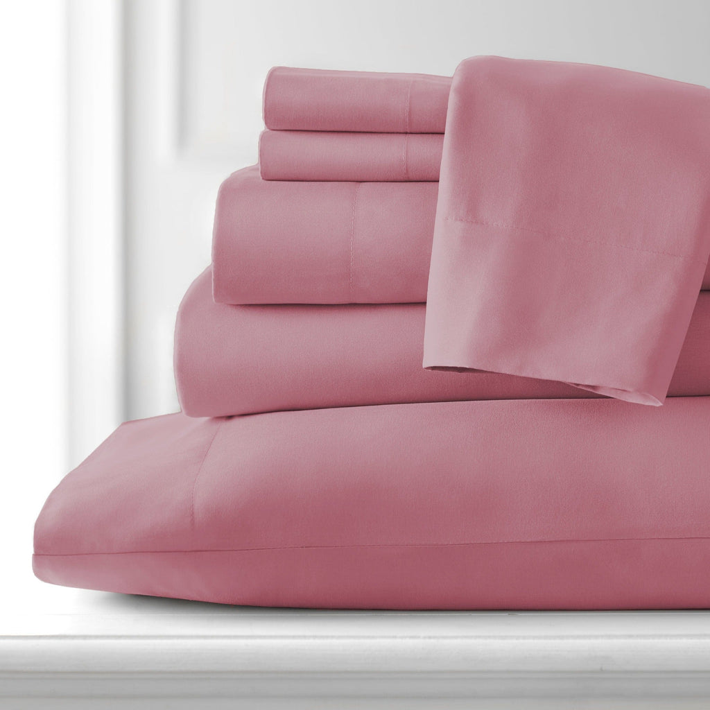 Everyday Essentials 6-Piece Sheet Set in Pastels