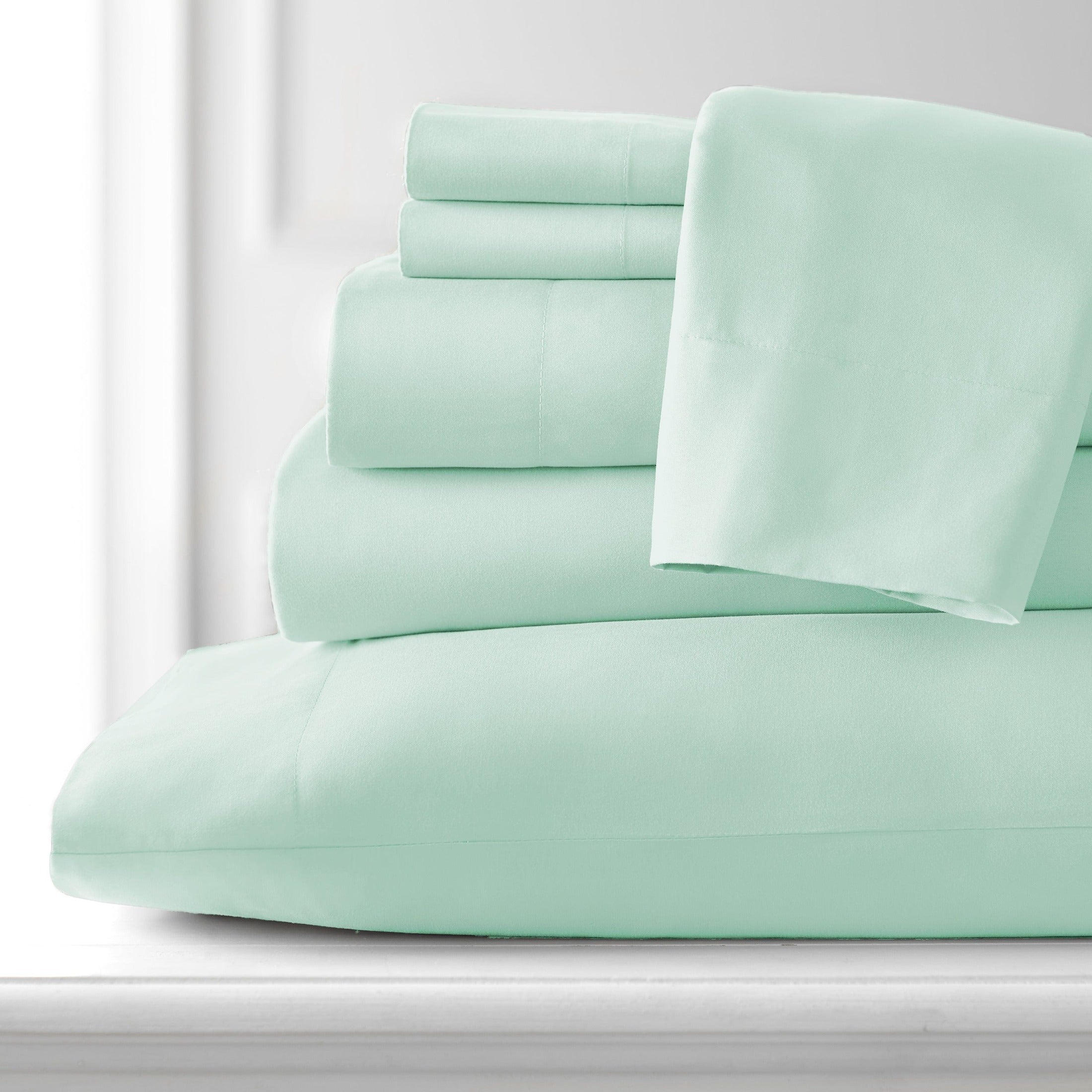 Everyday Essentials 6-Piece Sheet Set in Pastels