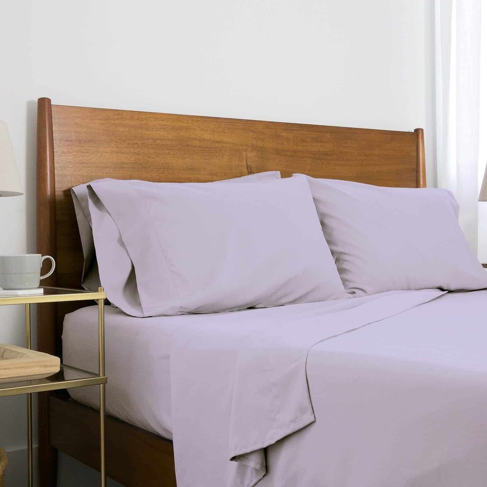 Extra-Soft Springtime Pastels Solid Color Brushed Microfiber Deep Pocket 6-Piece Sheet Set in Evening Haze#color_evening-haze