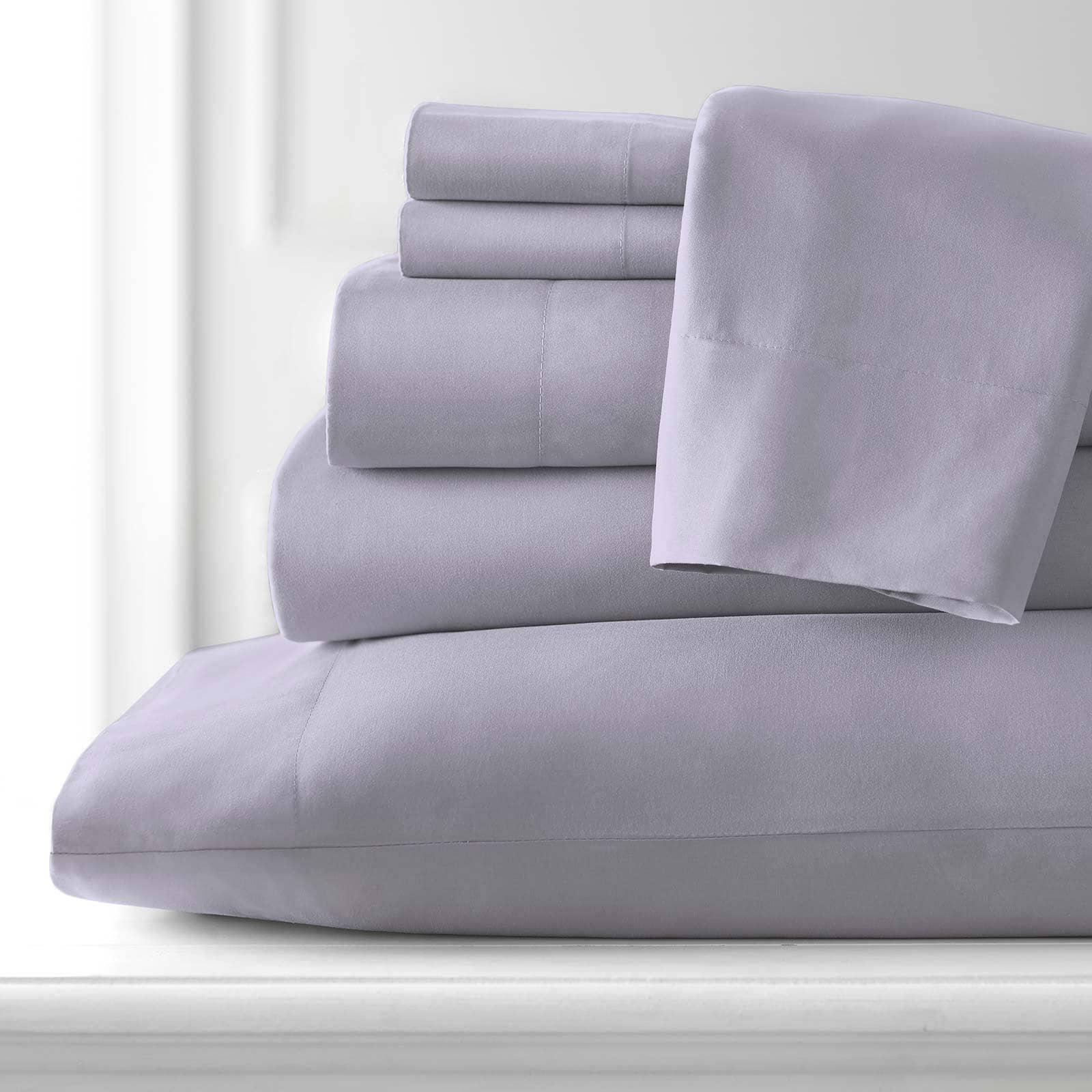 Everyday Essentials 6-Piece Sheet Set in Pastels