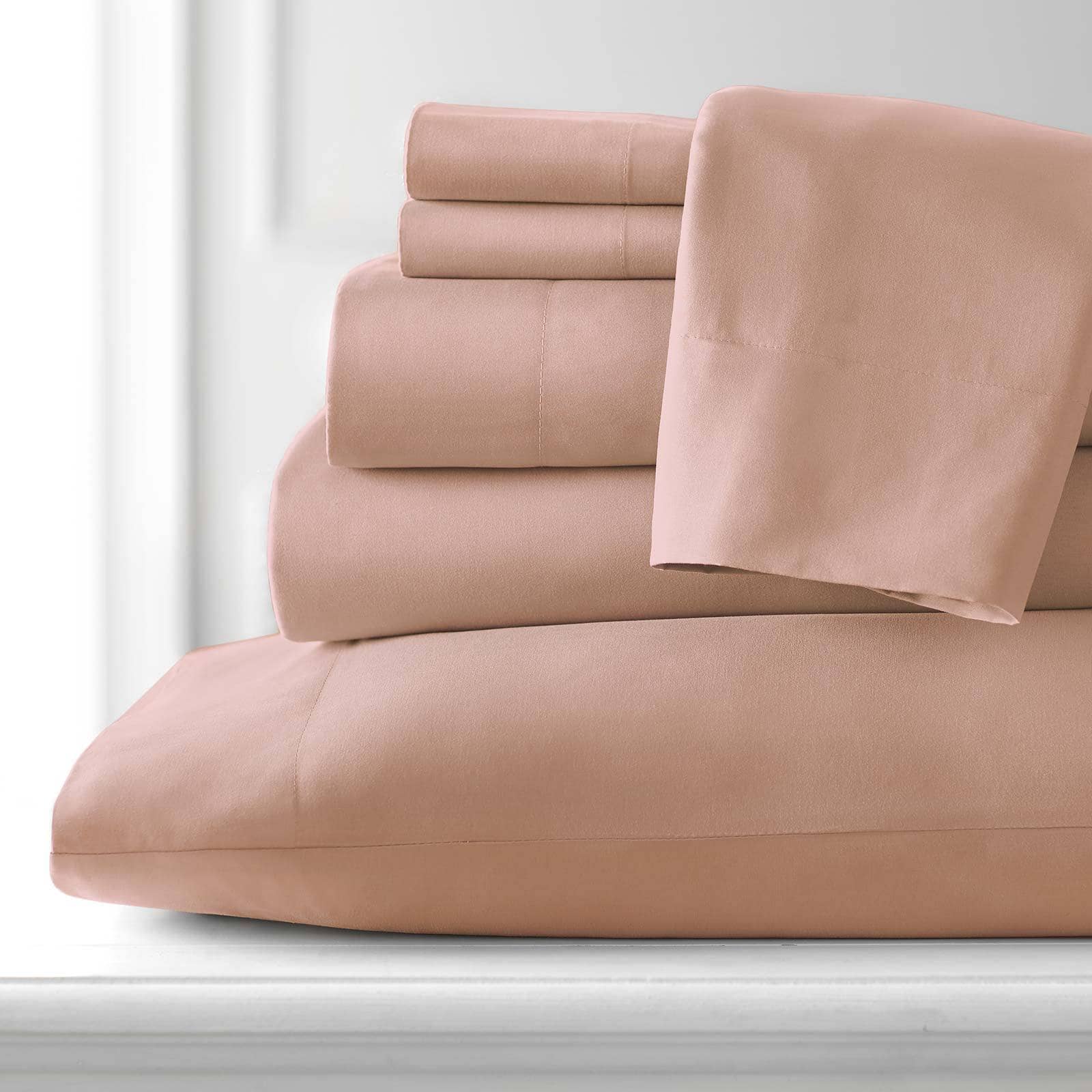 Everyday Essentials 6-Piece Sheet Set in Pastels