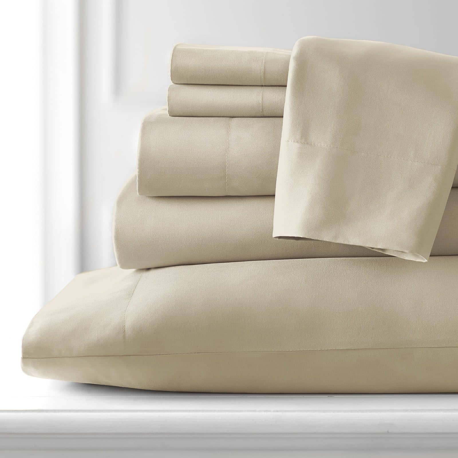 Everyday Essentials 6-Piece Sheet Set in Pastels