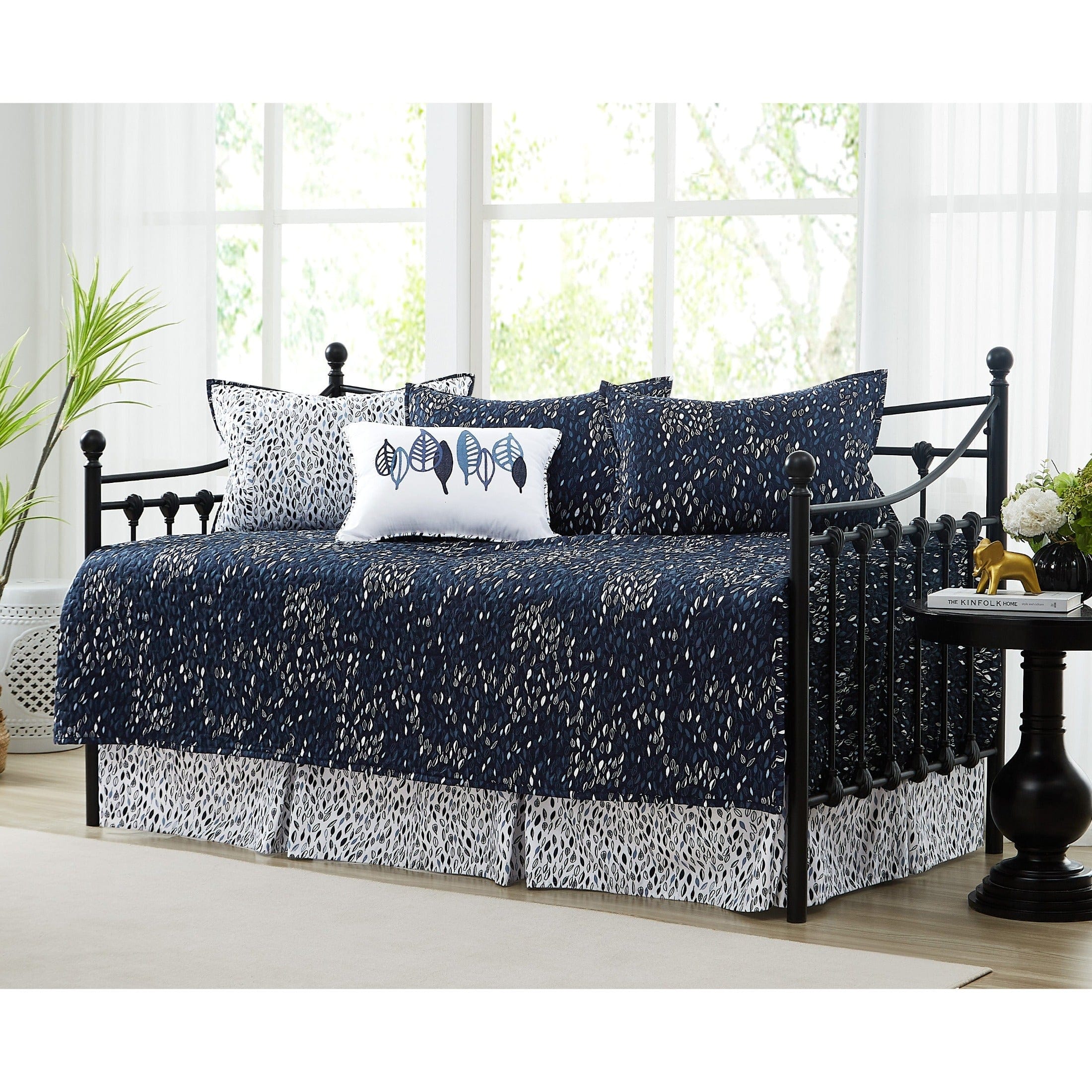 Botanical Leaves 6-Piece Daybed Cover Set