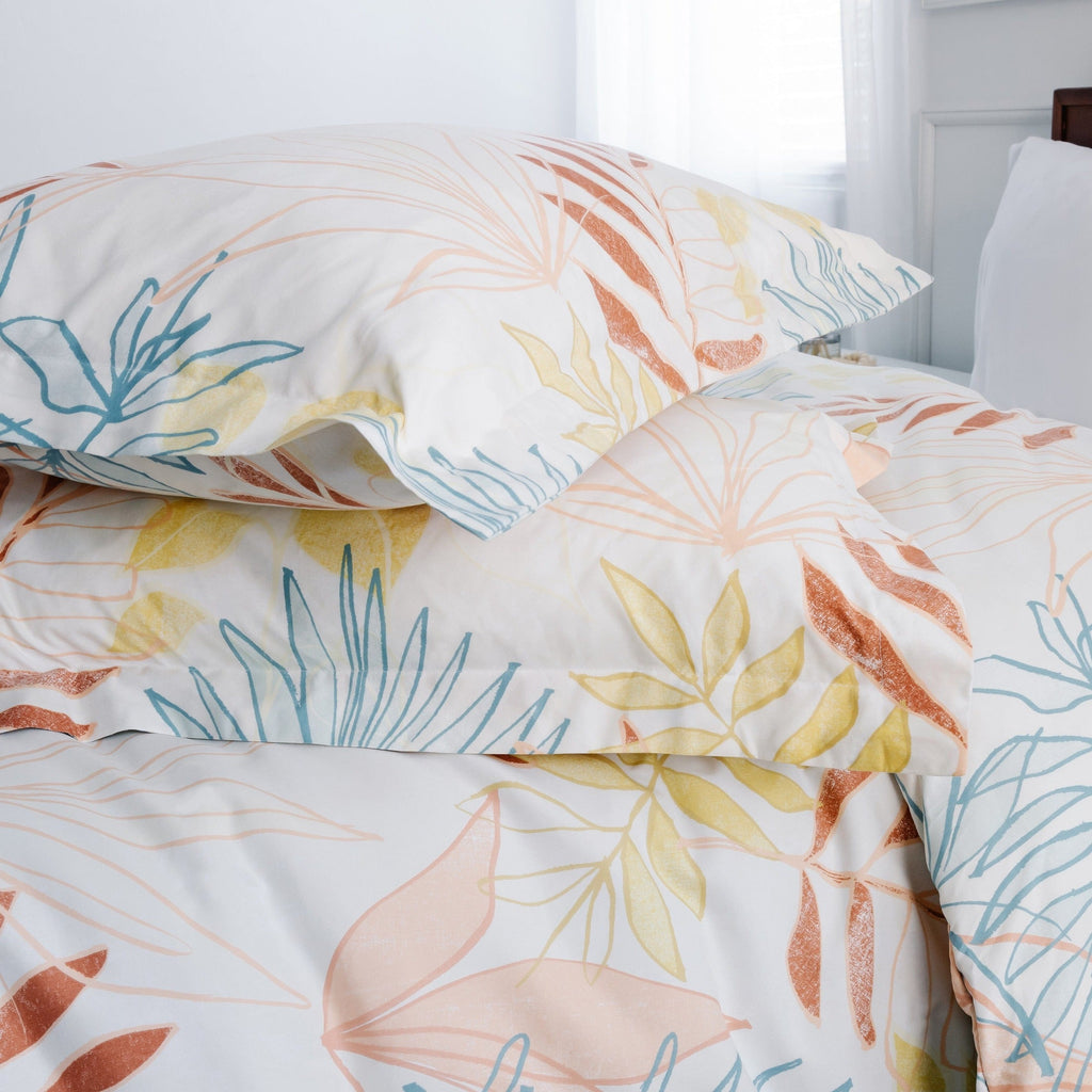 Tropic Leaf Duvet Cover Set