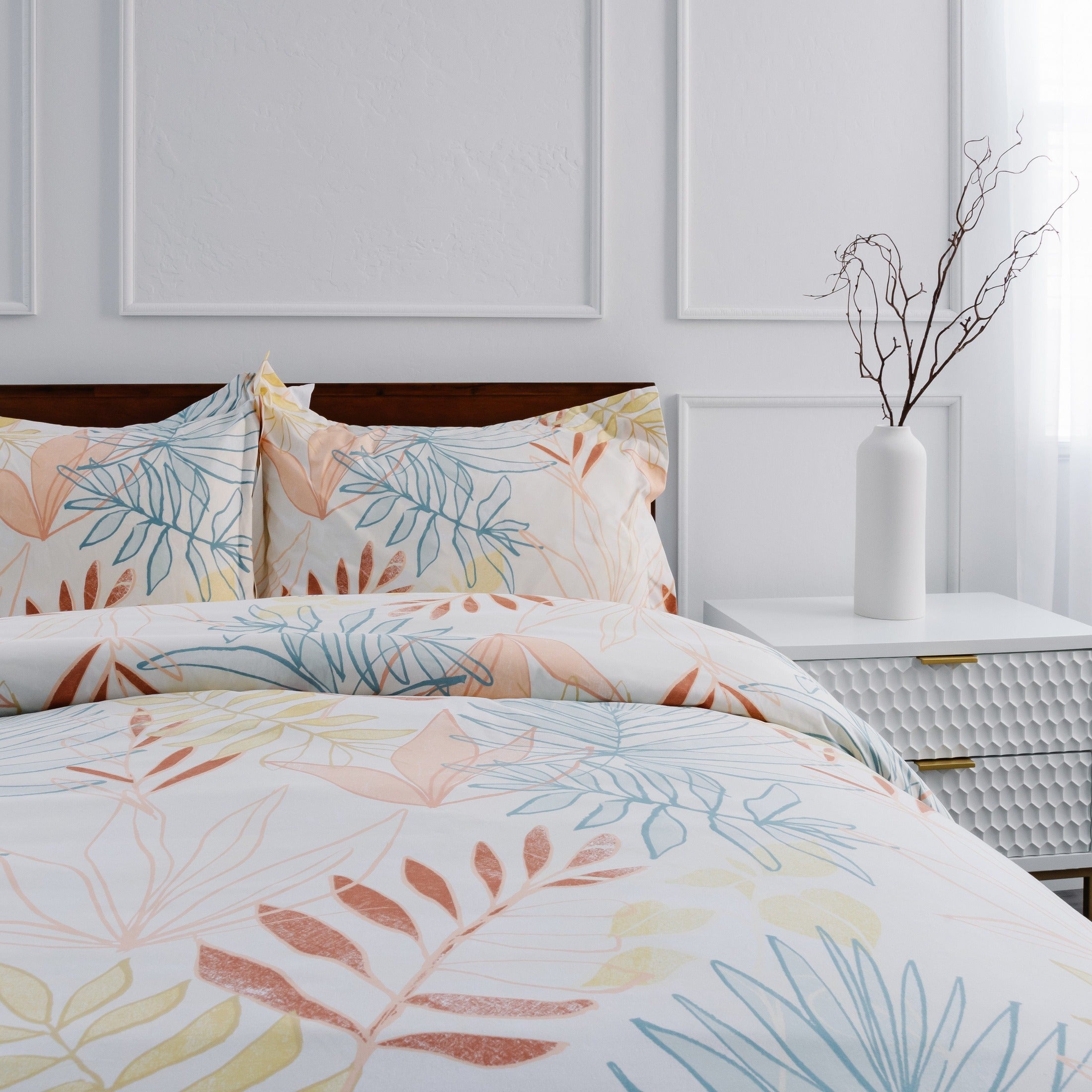 Tropic Leaf Duvet Cover Set