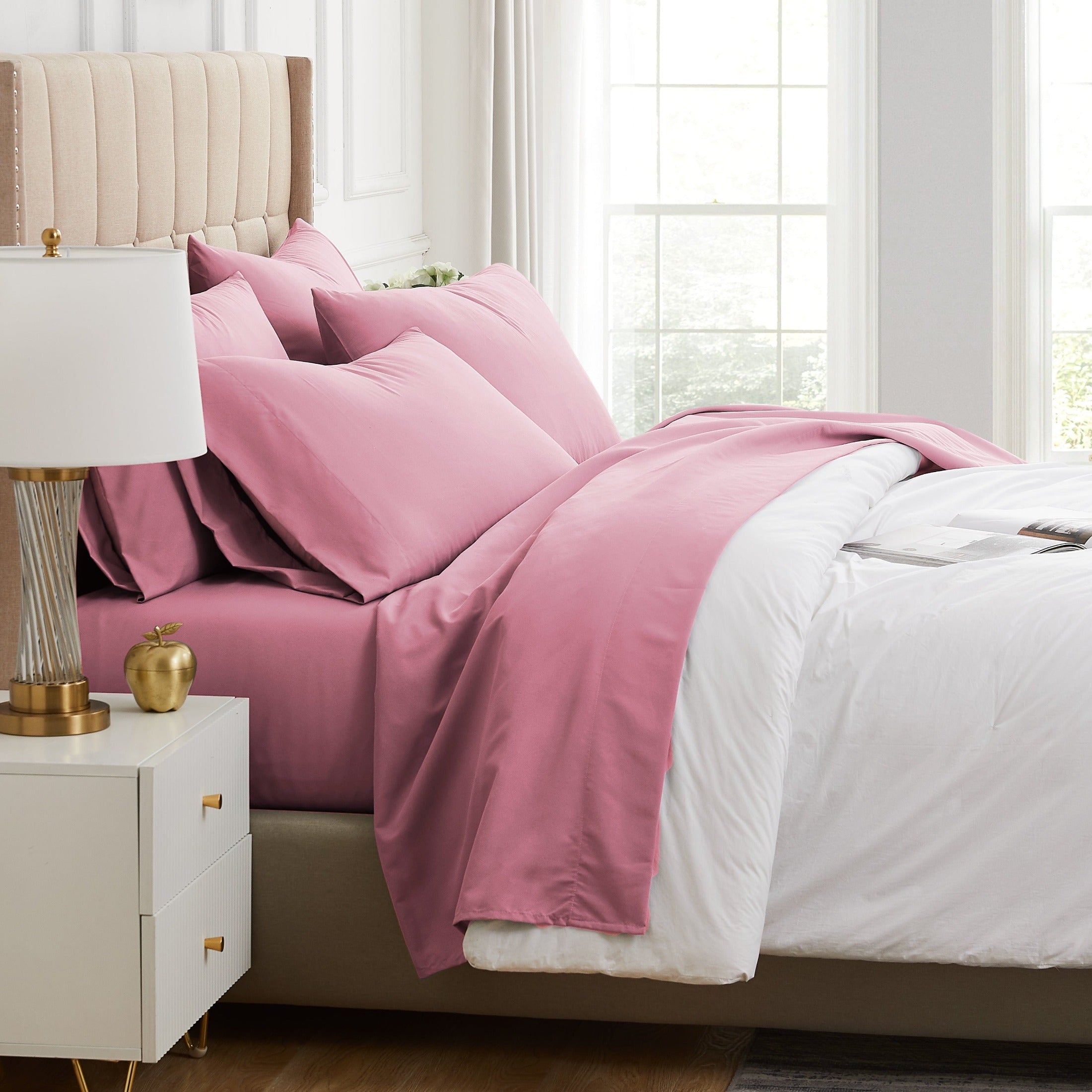 Everyday Essentials 6-Piece Sheet Set in Pastels