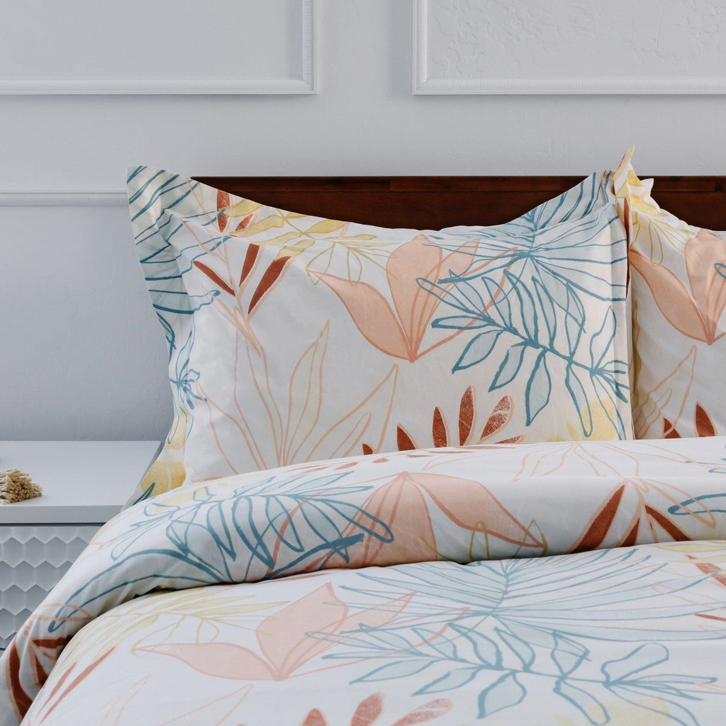 Tropic Leaf Duvet Cover Set