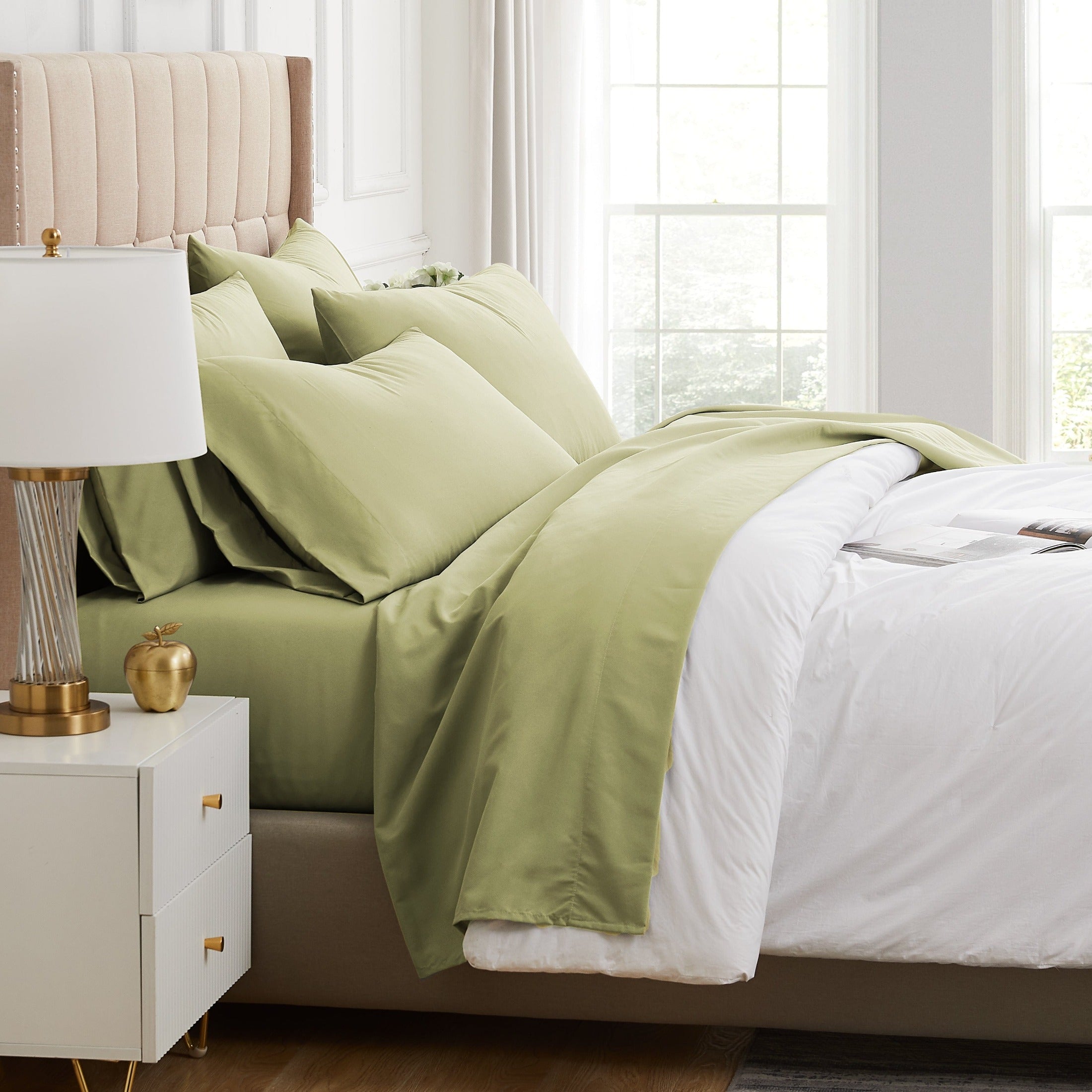 Everyday Essentials 6-Piece Sheet Set in Pastels