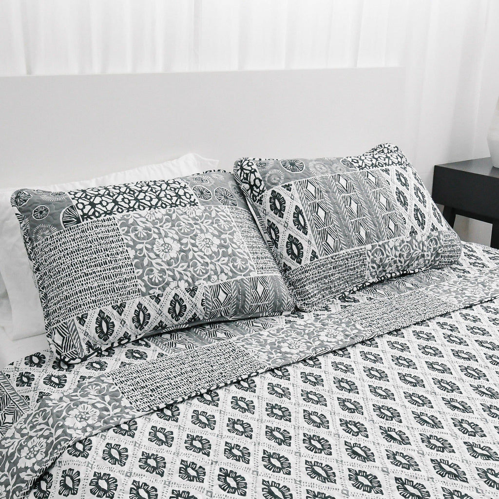 Global Patch Quilted Sham Covers