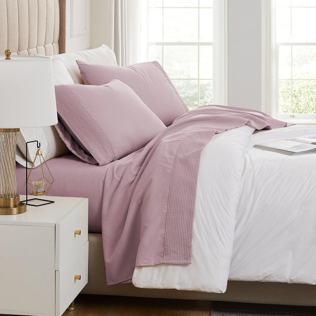 Vilano Extra Deep Pocket Pleated Sheet Set