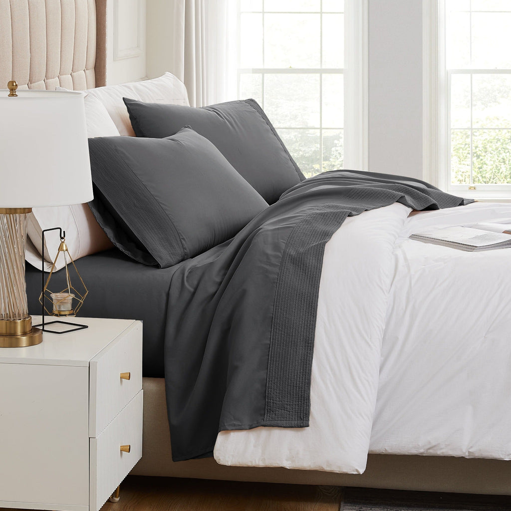 Vilano Extra Deep Pocket Pleated Sheet Set