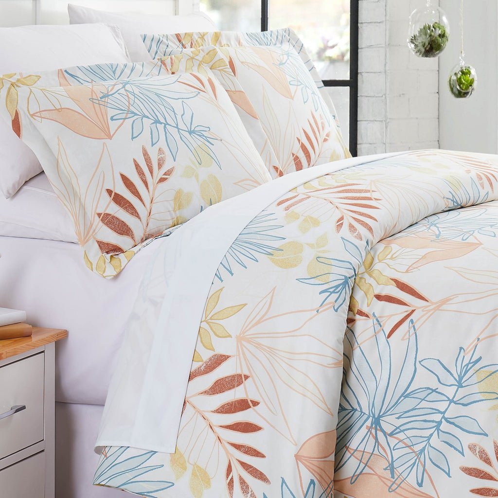Tropic Leaf Duvet Cover Set