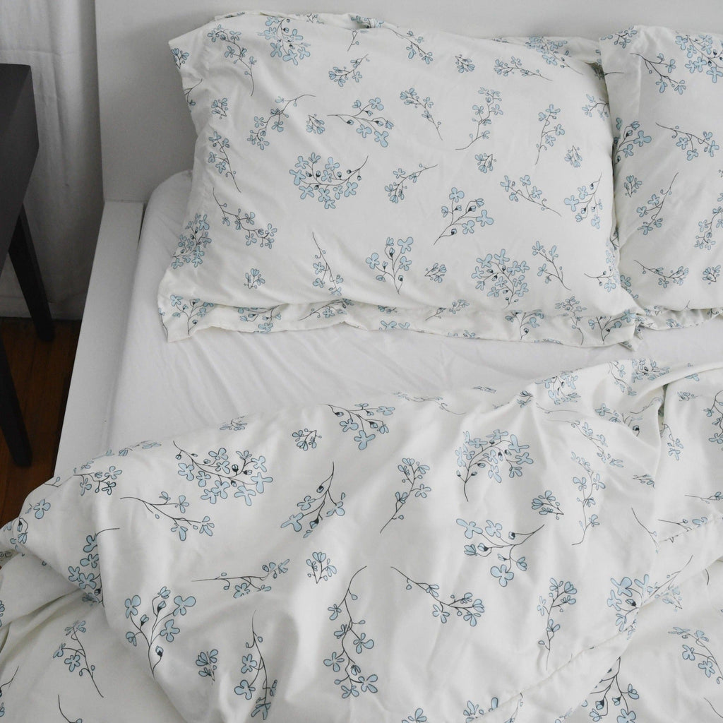Sweet Florals Reversible Duvet Cover Set
