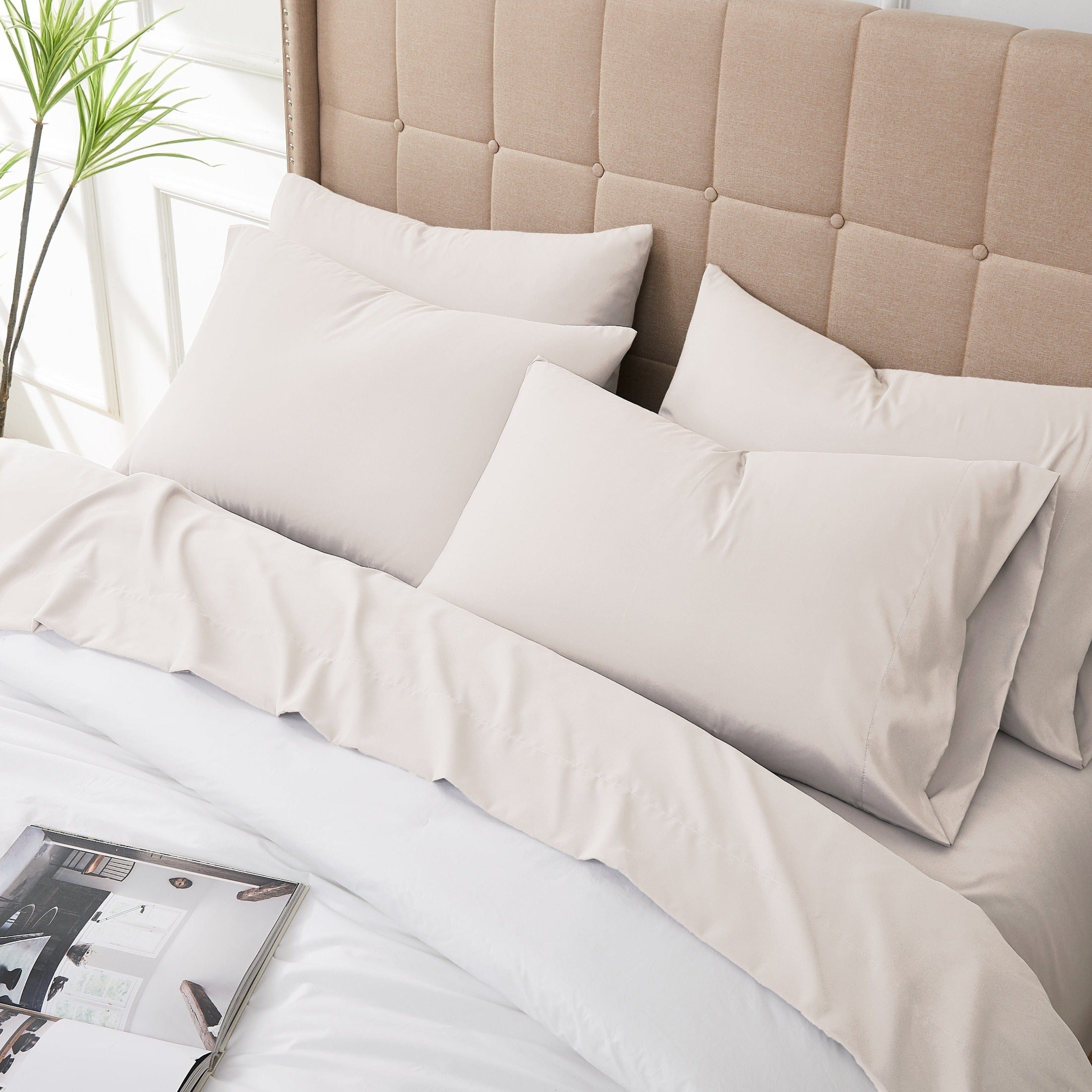 Everyday Essentials 6-Piece Sheet Set in Neutrals