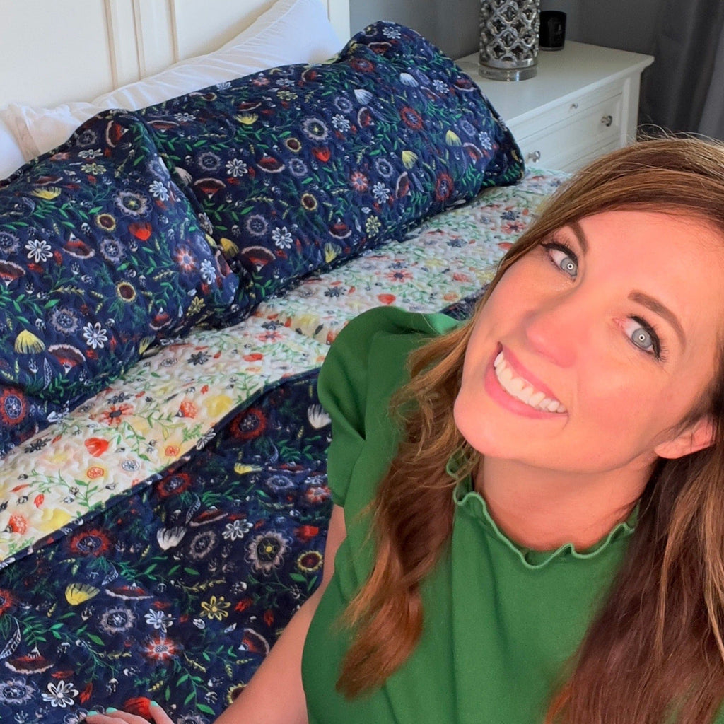 Boho Bloom Reversible Quilt Set
