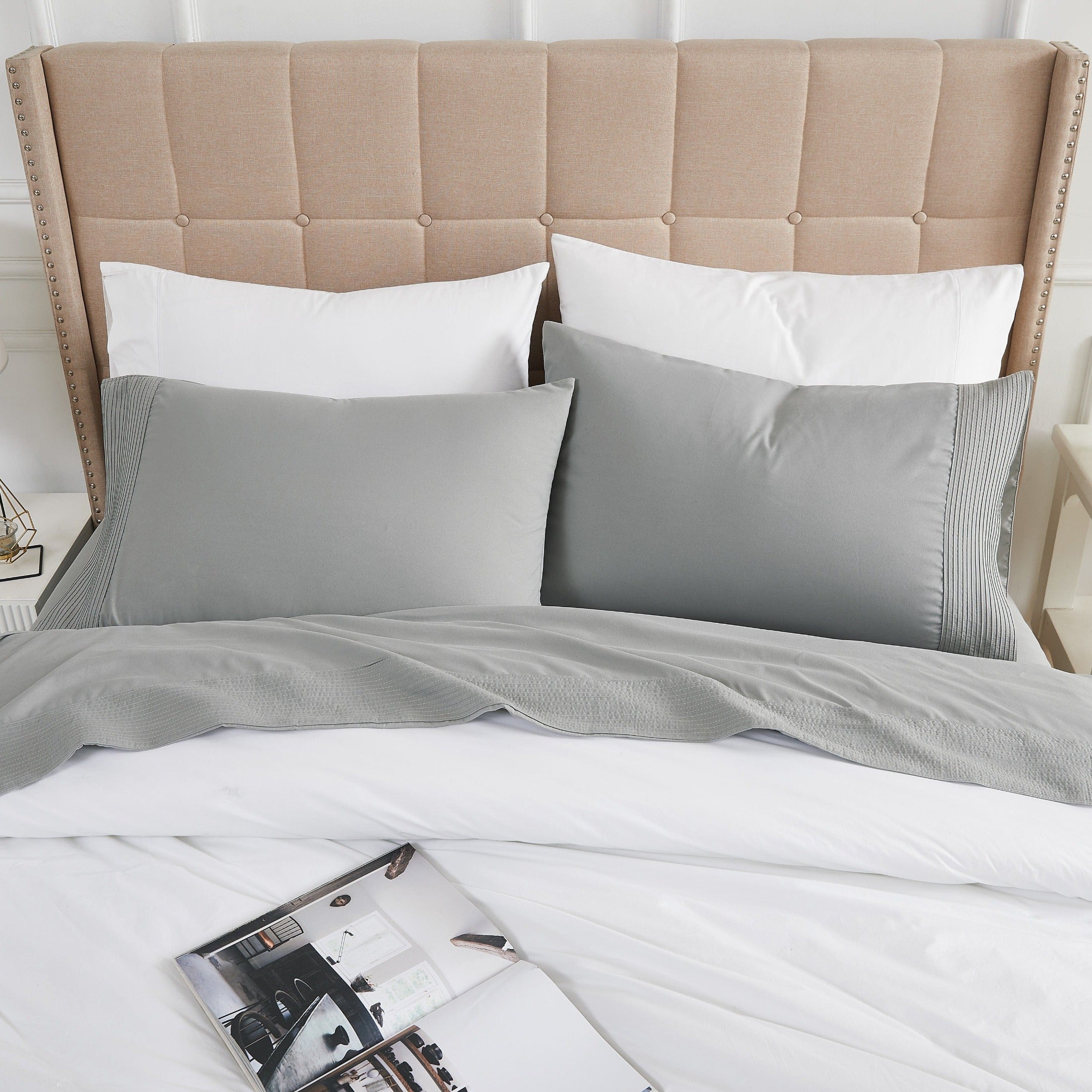 Vilano Extra Deep Pocket Pleated Sheet Set