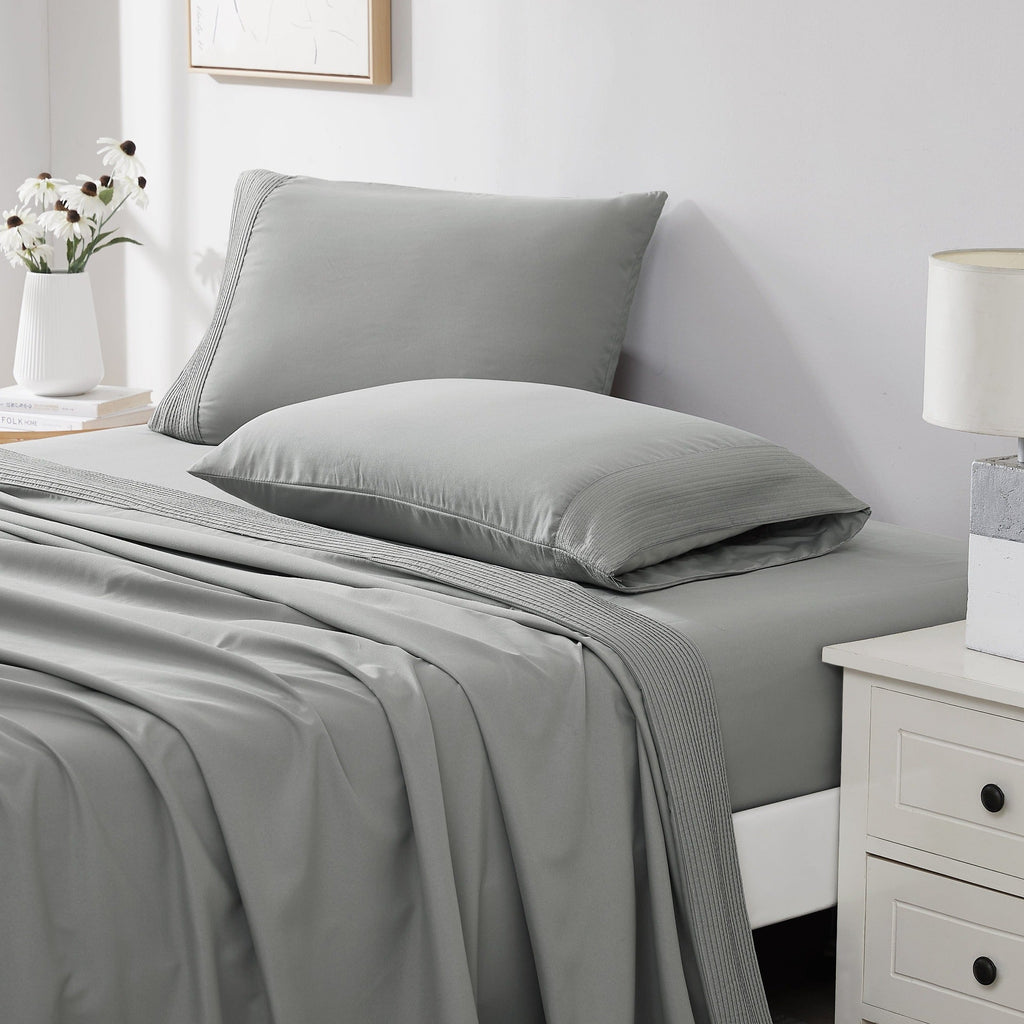 Vilano Extra Deep Pocket Pleated Sheet Set