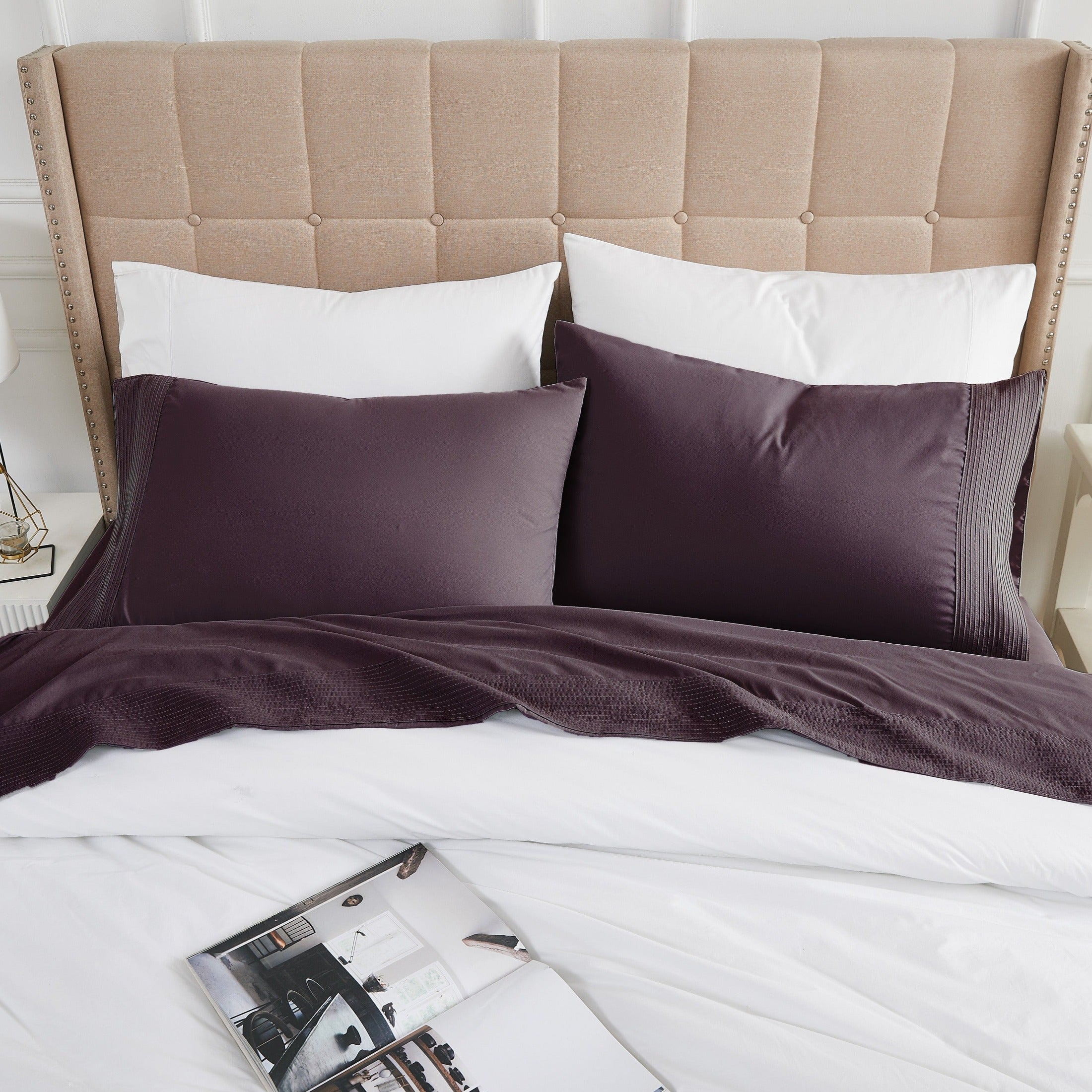 Vilano Extra Deep Pocket Pleated Sheet Set