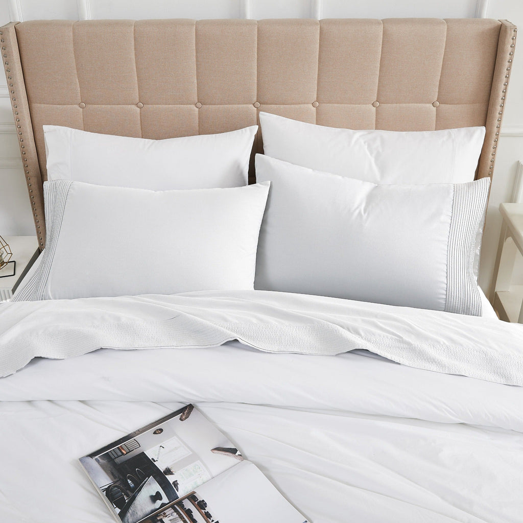 Vilano Extra Deep Pocket Pleated Sheet Set