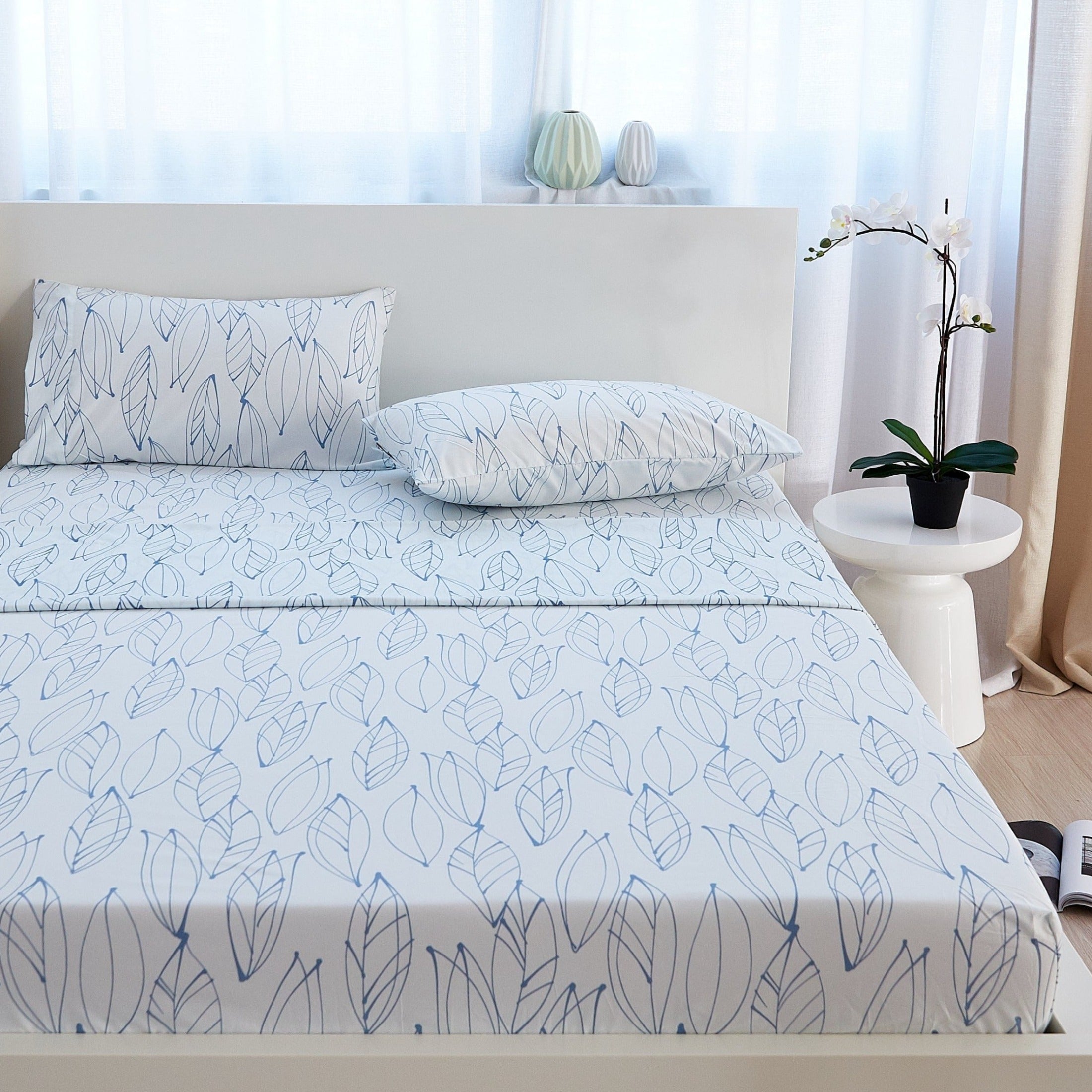 Modern Foliage Sheet Set