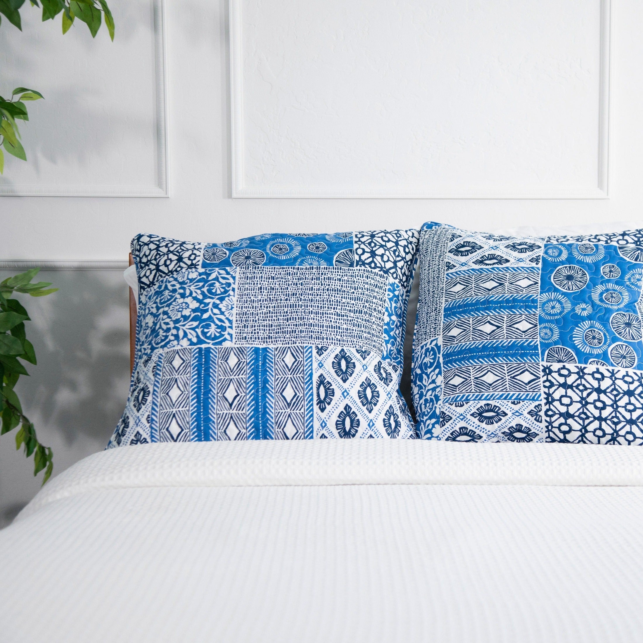 Global Patch Quilted Sham Covers