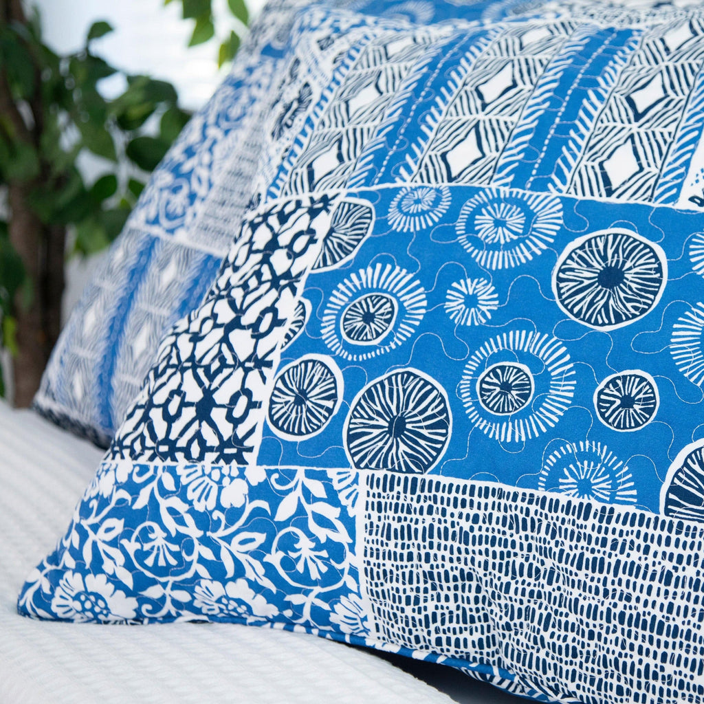 Global Patch Quilted Sham Covers