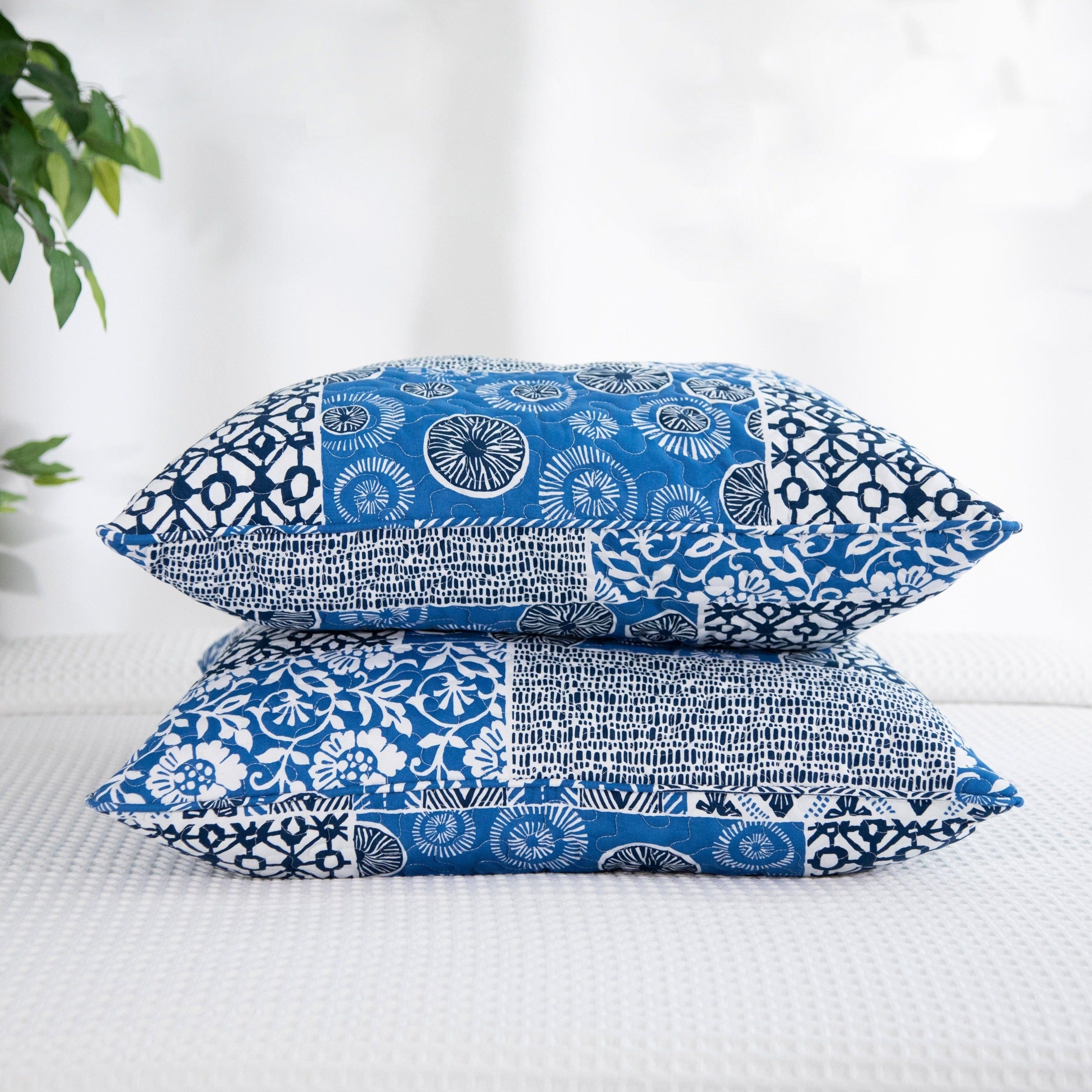 Global Patch Quilted Sham Covers