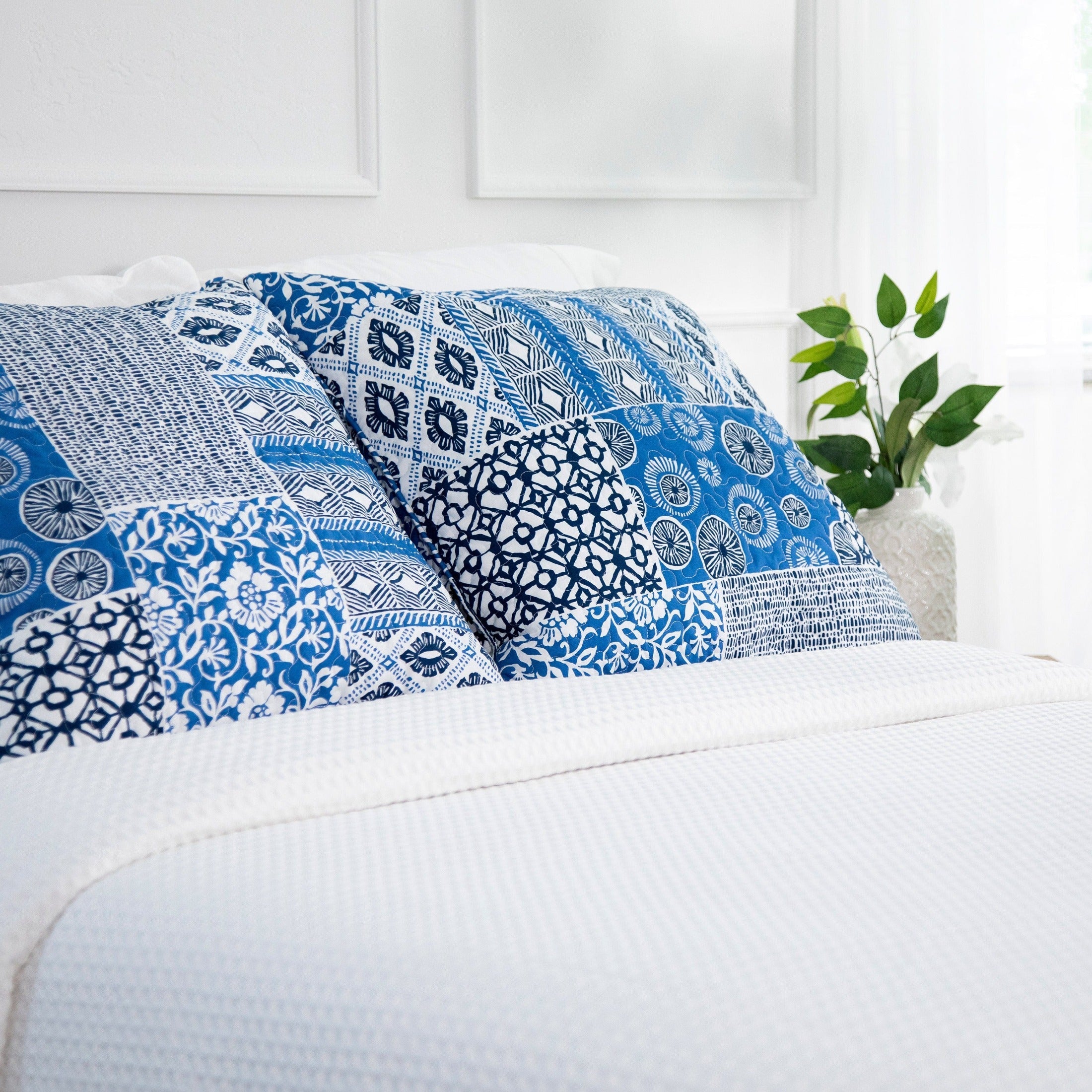 Global Patch Quilted Sham Covers
