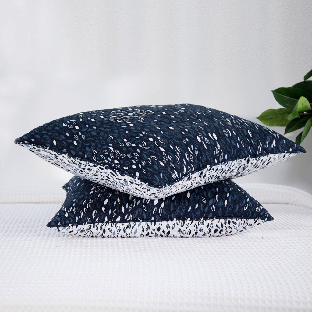 Botanical Leaves Quilted Sham Covers