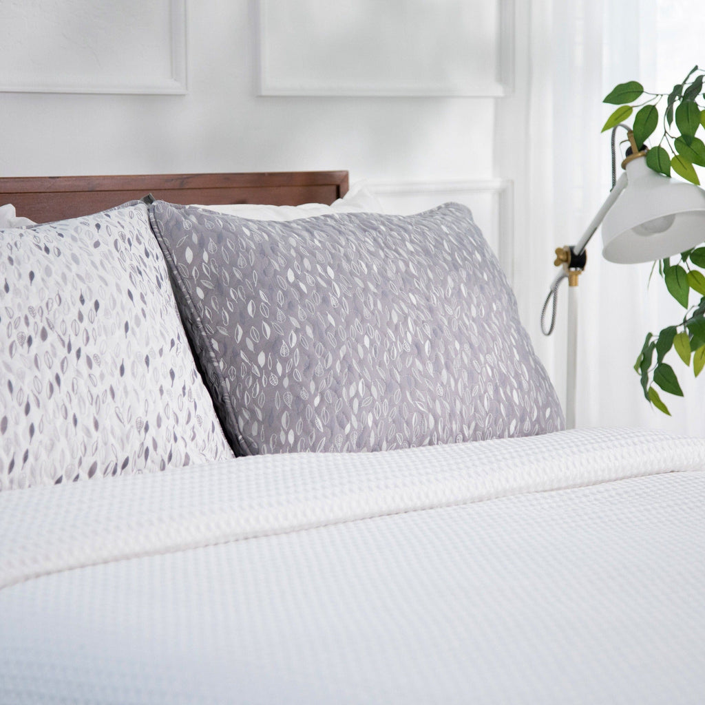 Botanical Leaves Quilted Sham Covers