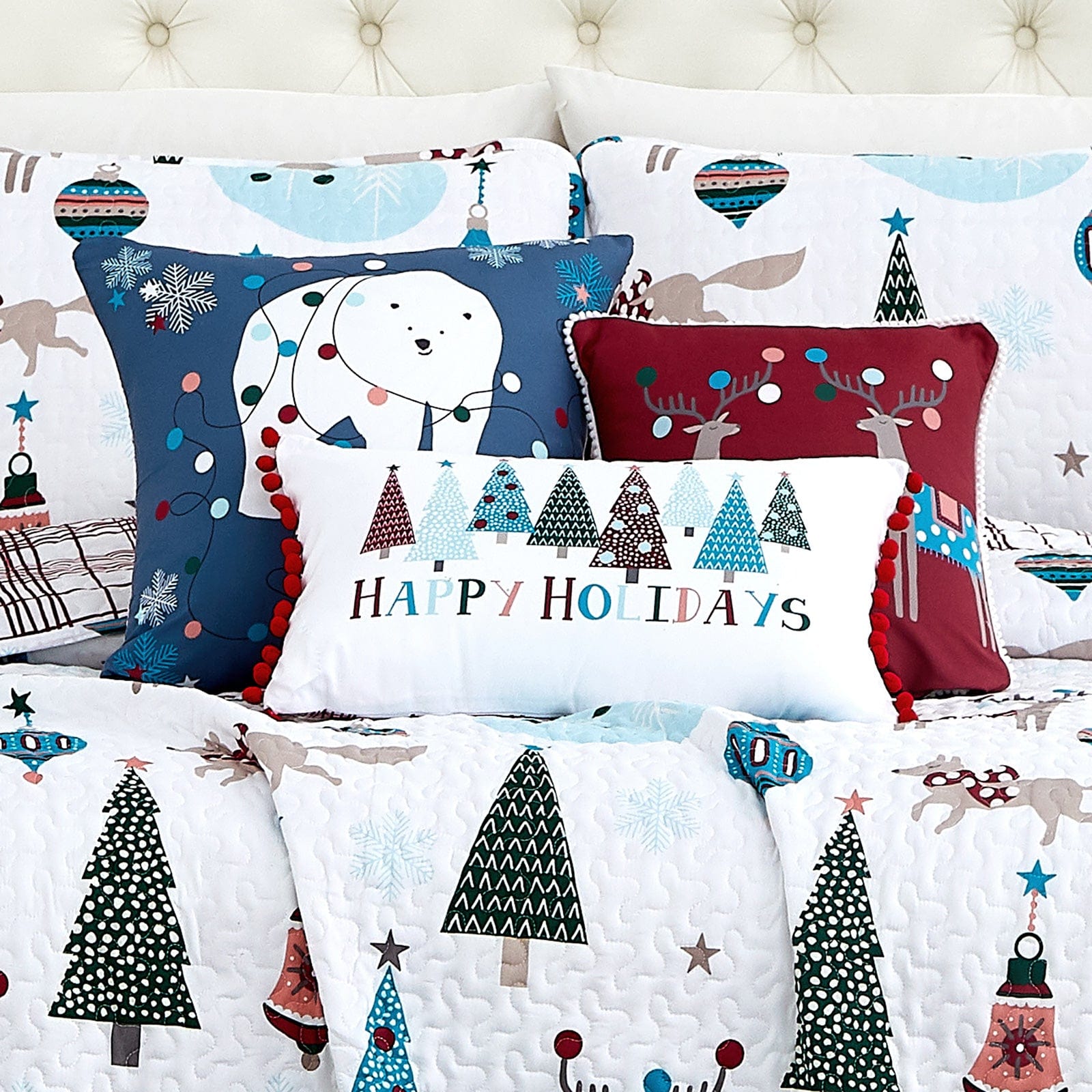 Winter Wonderland 6-Piece Quilt Bedding Set