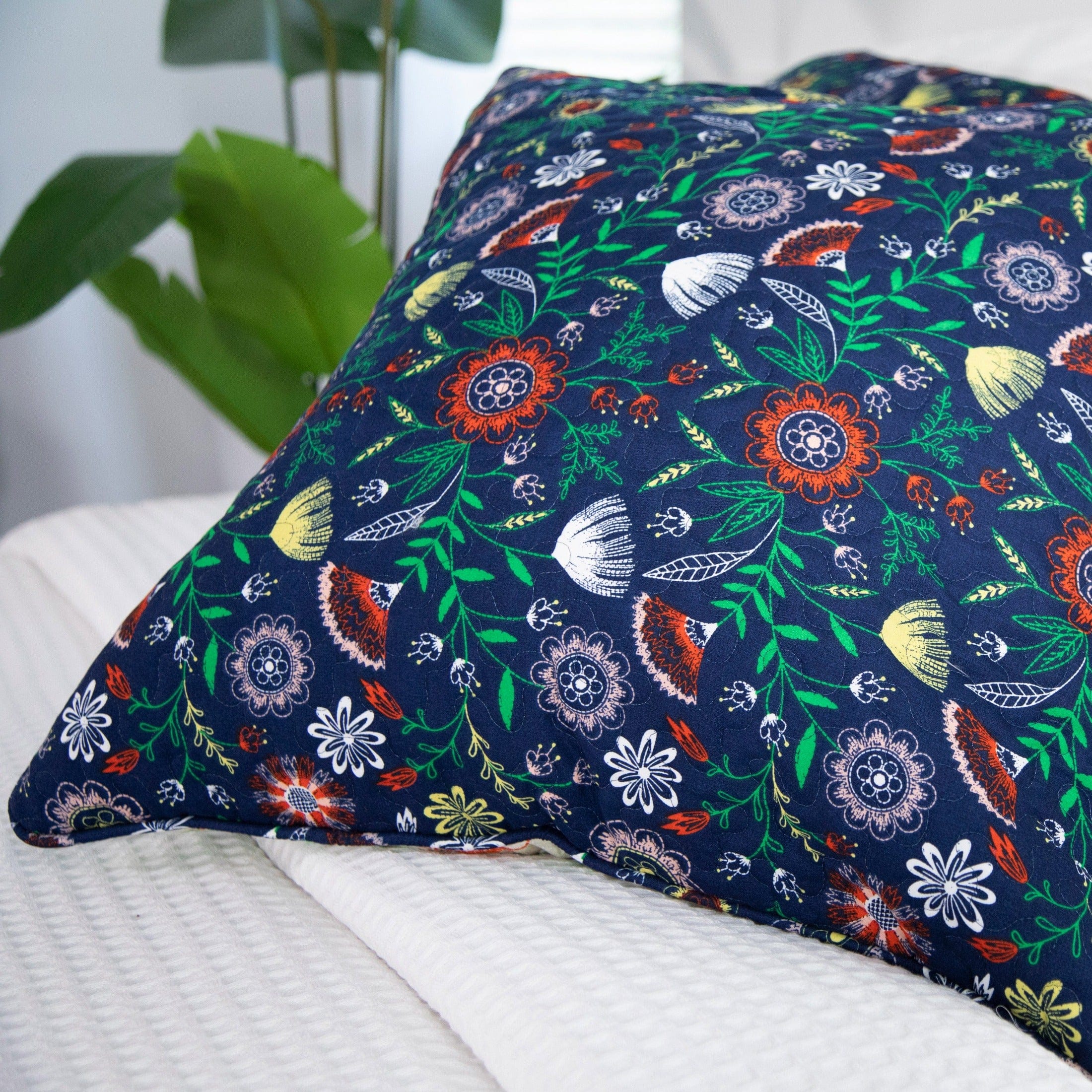 Boho Bloom Quilted Shams
