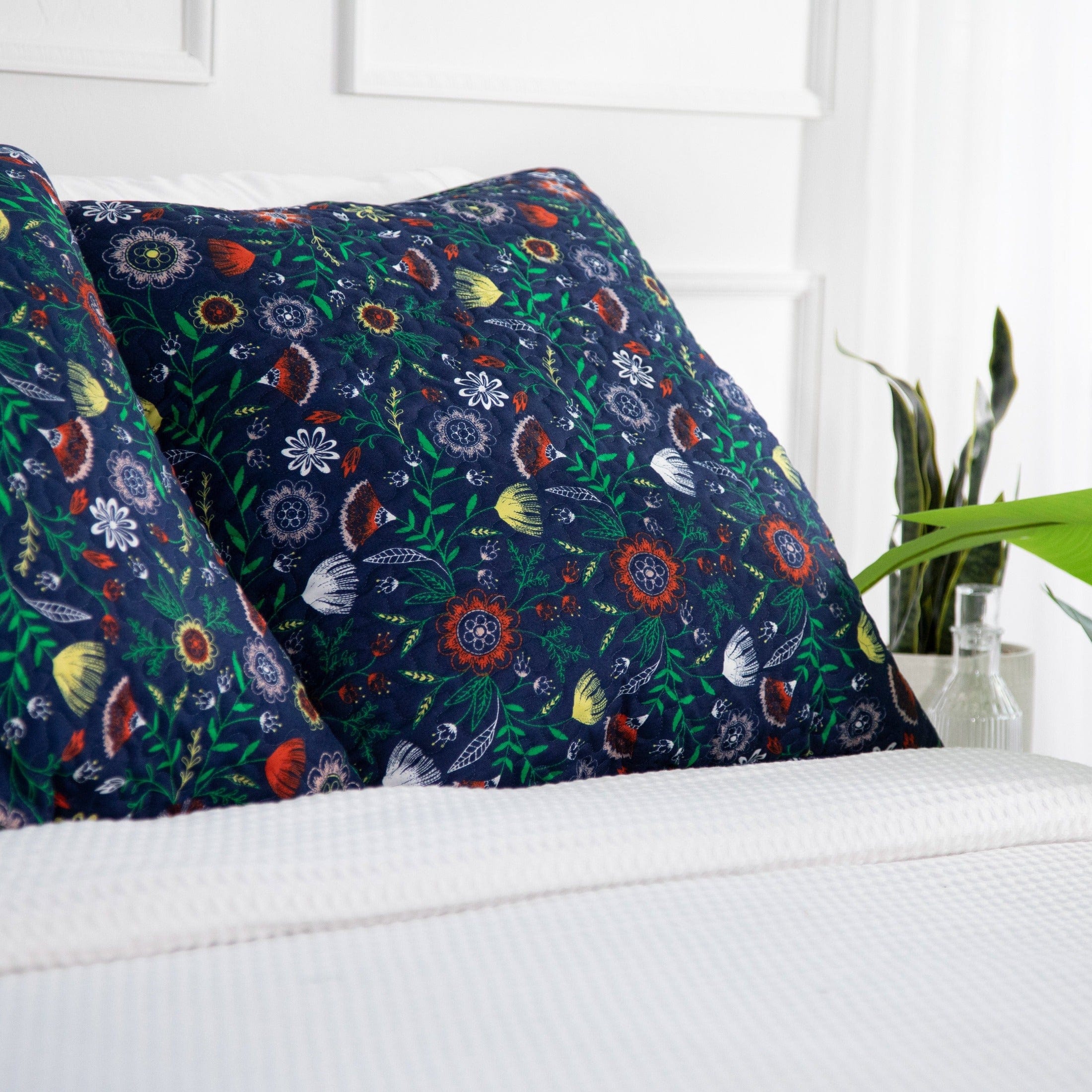 Boho Bloom Quilted Shams