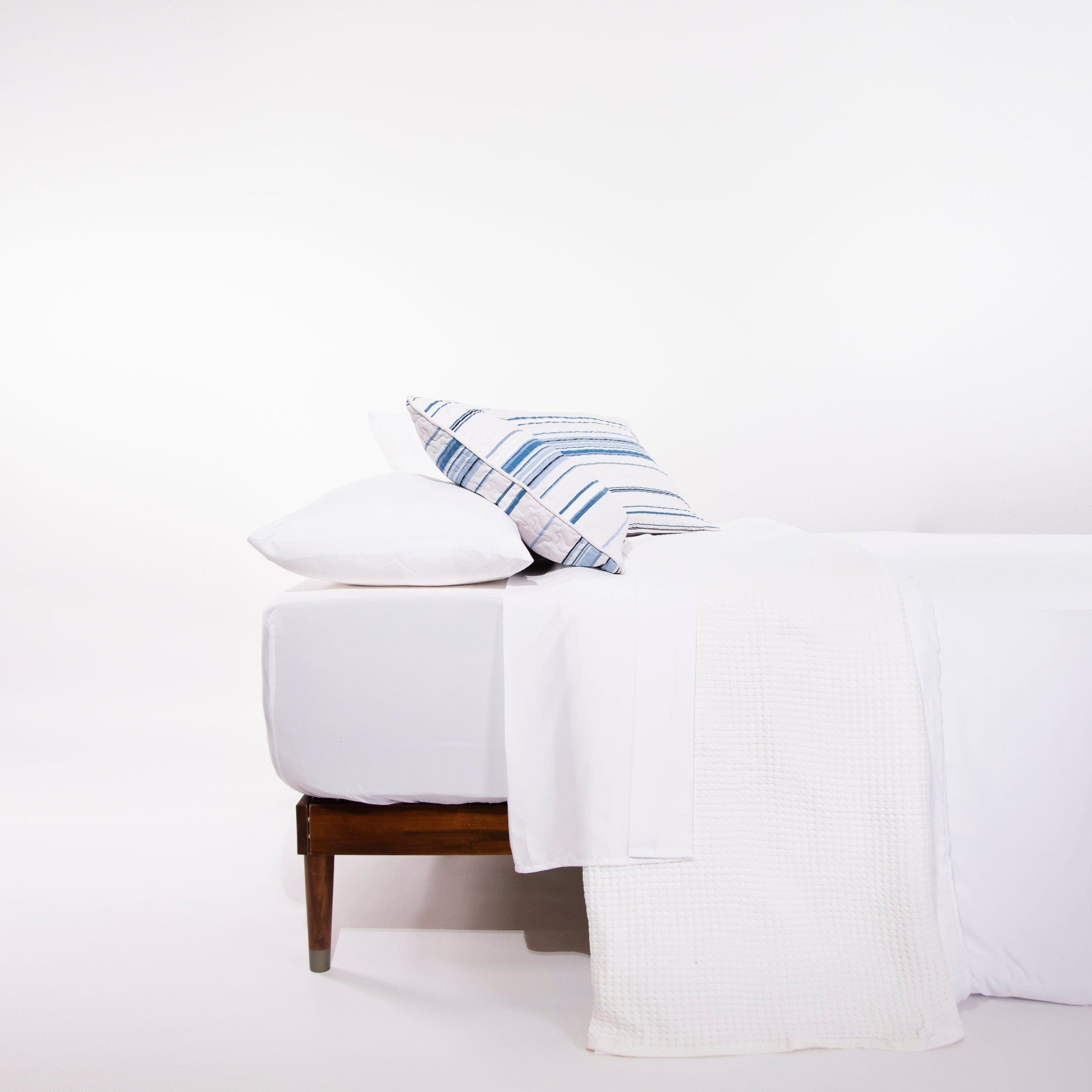 Coastal Stripes Quilted Sham Covers