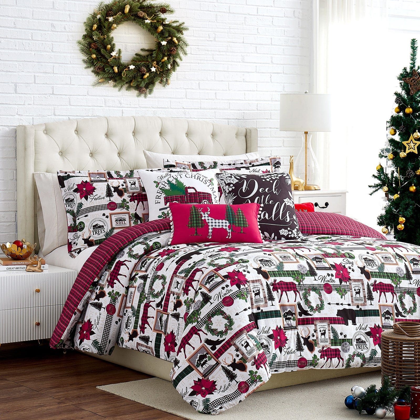 Merry Town 6-Piece Comforter Bedding Set