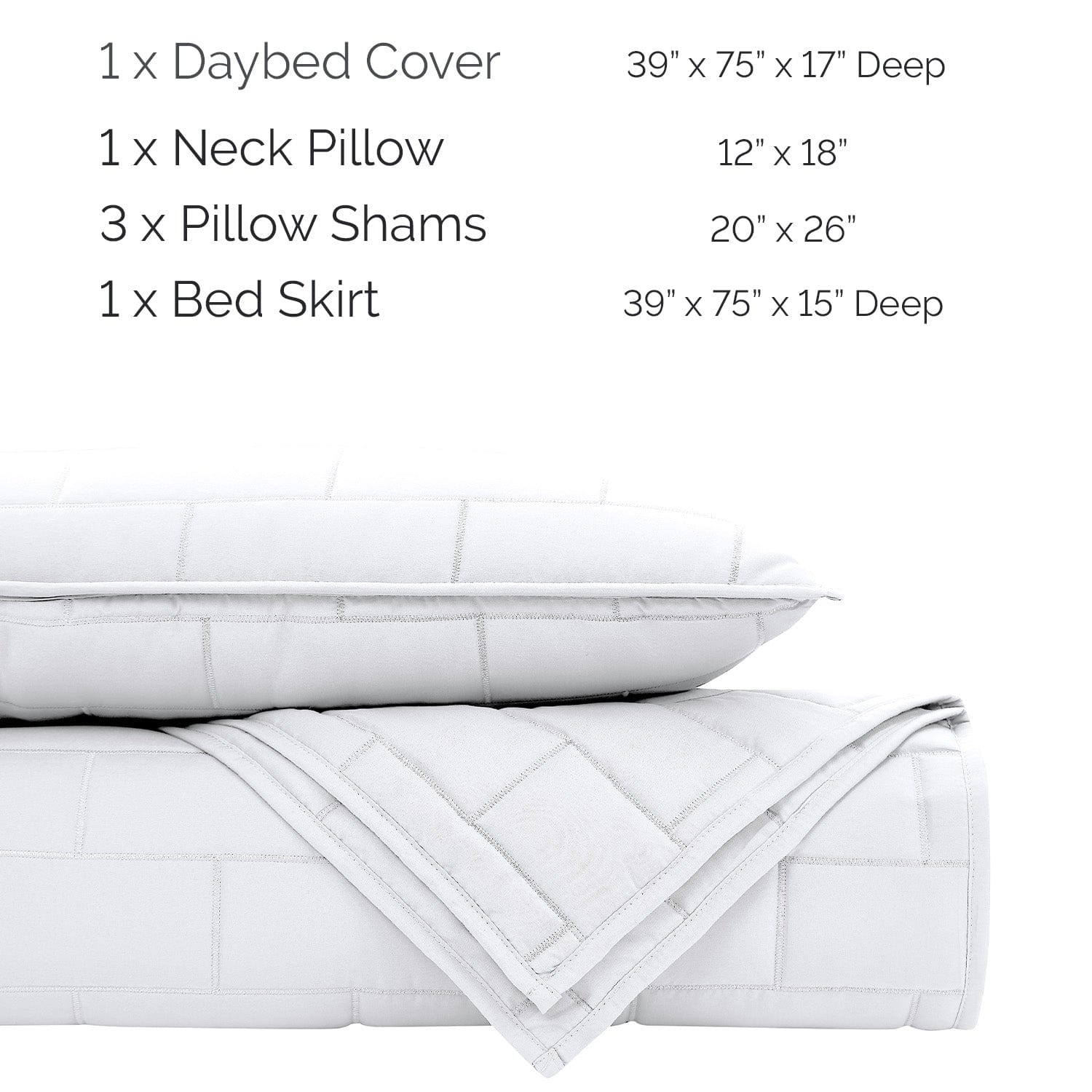 Brickyard Collection 6-Piece Daybed Set