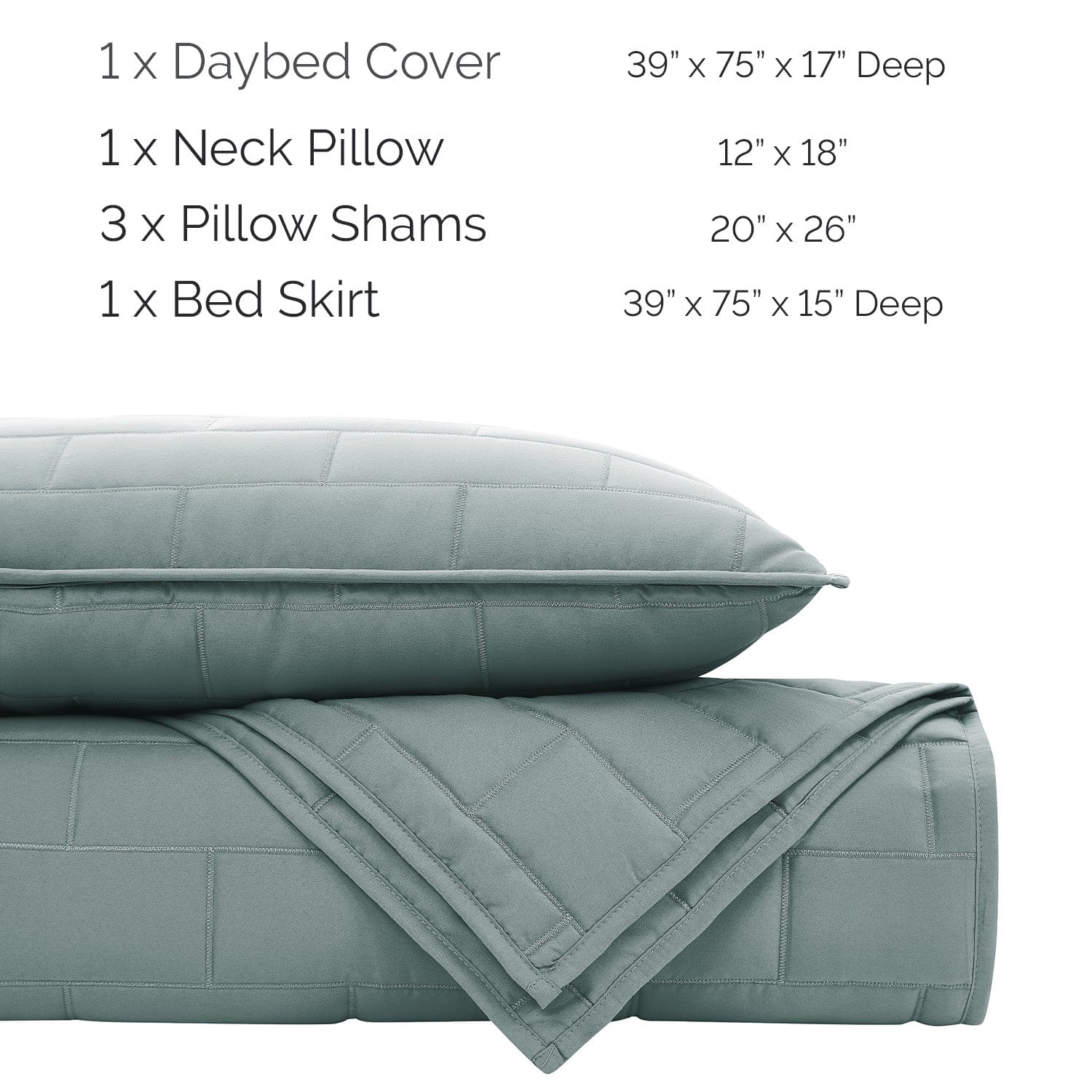 Brickyard Collection 6-Piece Daybed Set