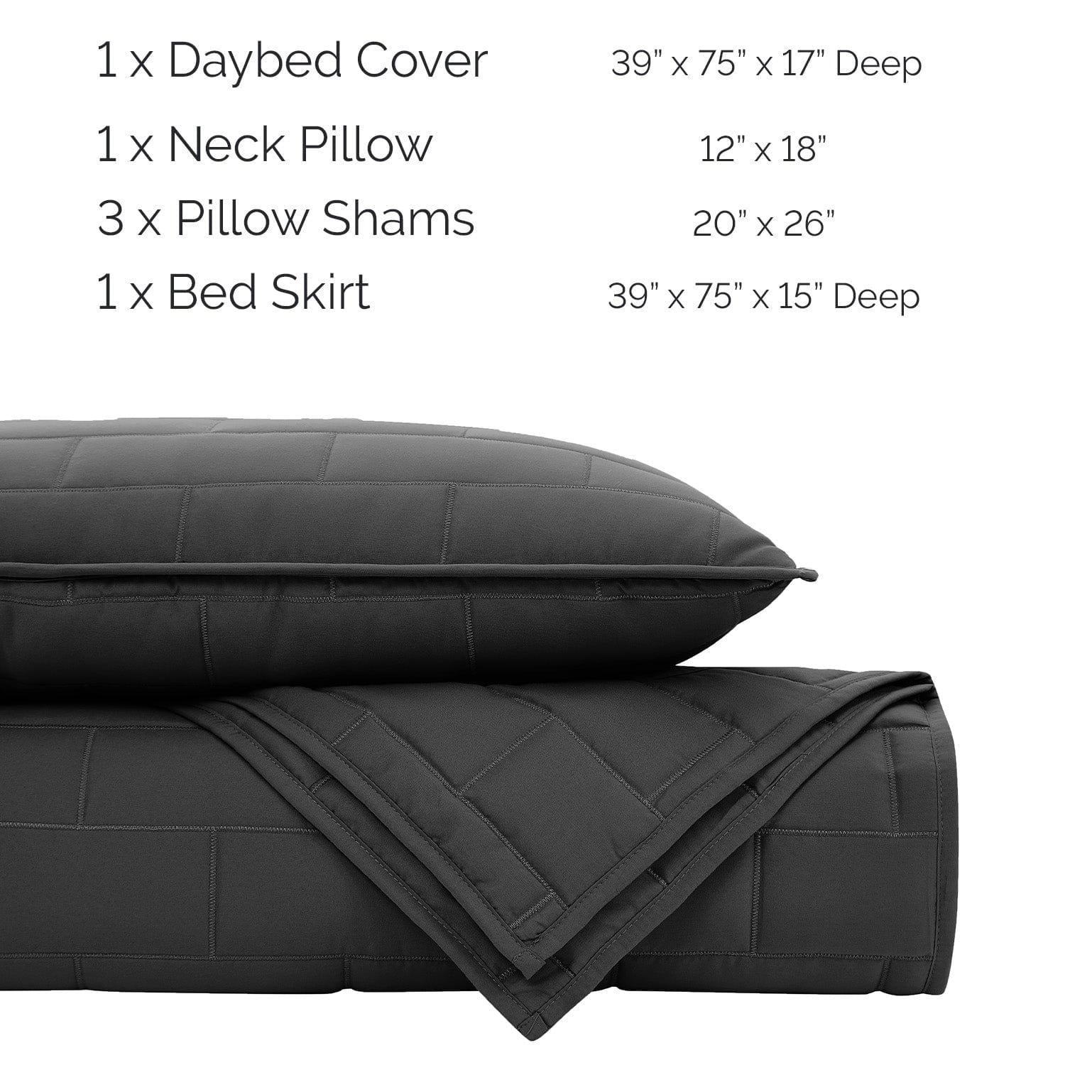 Brickyard Collection 6-Piece Daybed Set