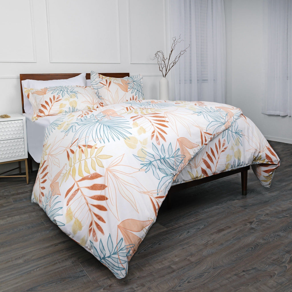 Tropic Leaf Duvet Cover Set