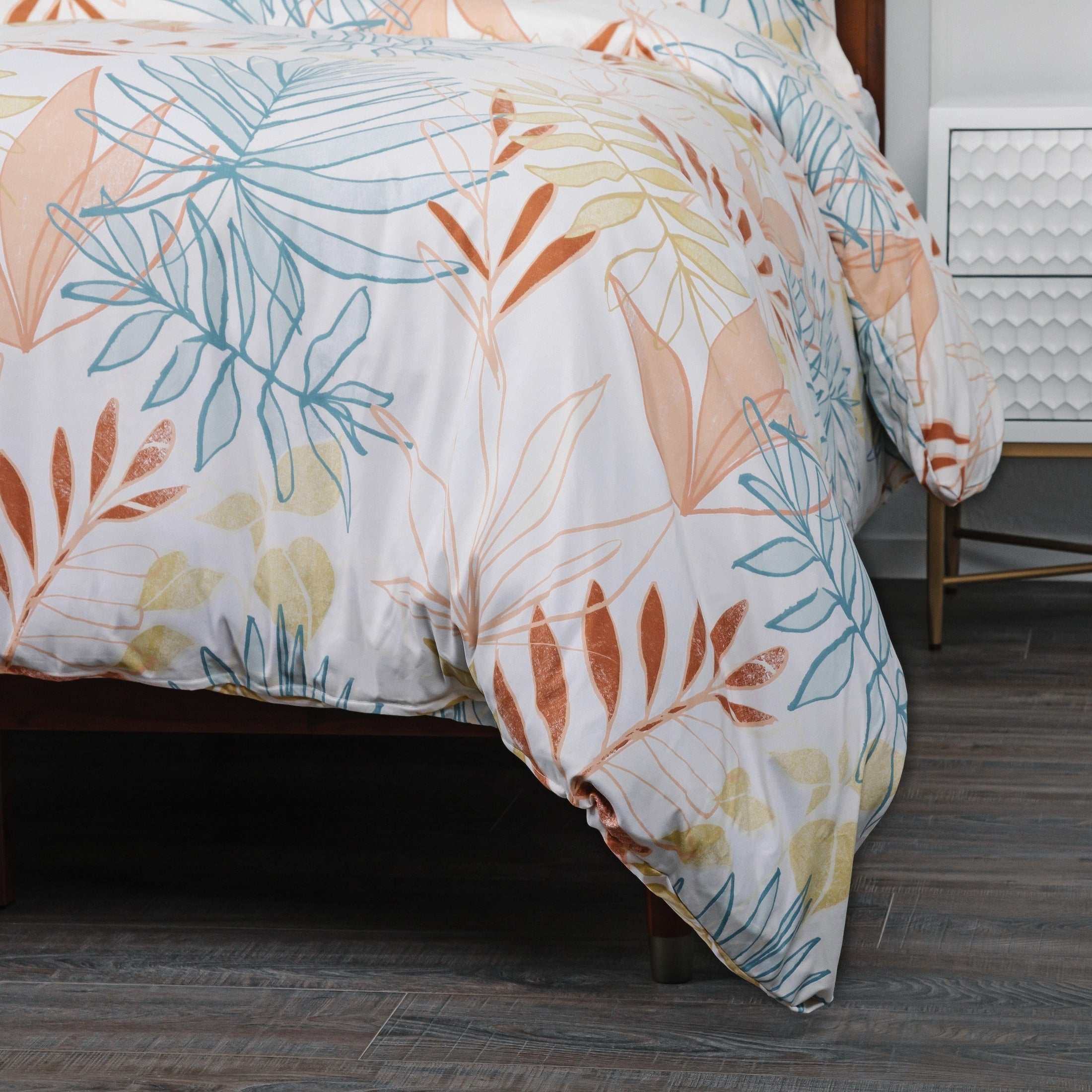 Tropic Leaf Duvet Cover Set