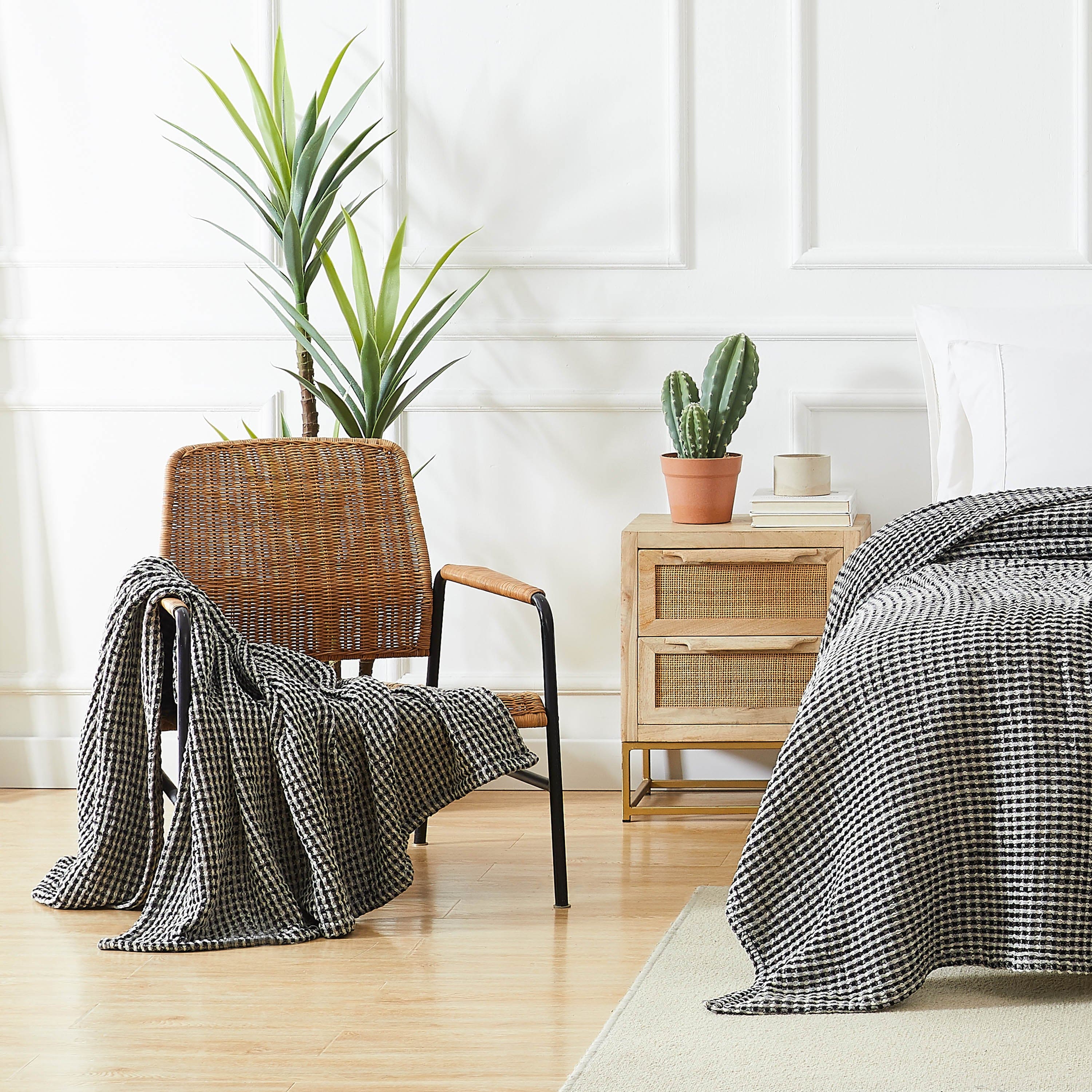 Tama Cotton Waffle Blankets and Throws