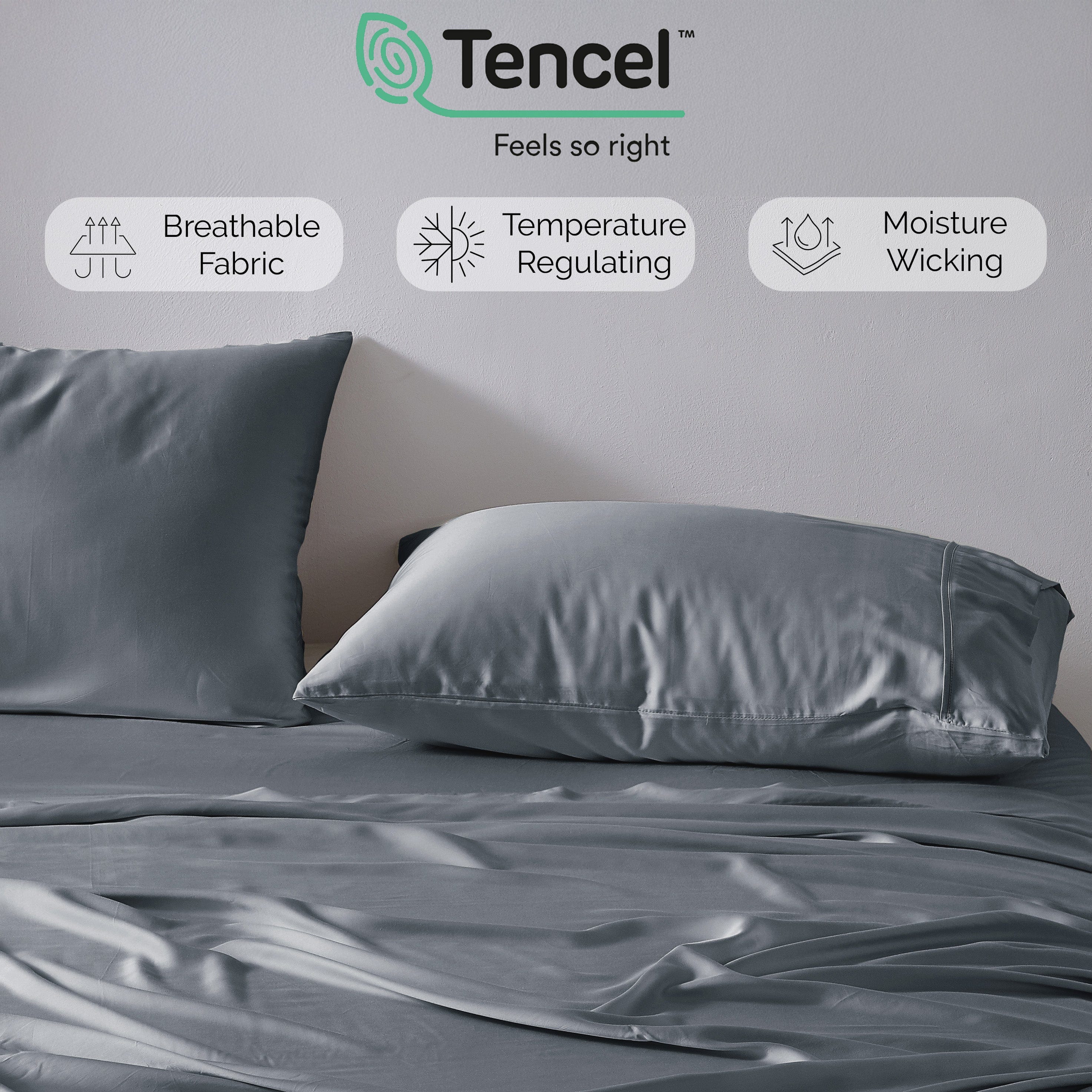 500 Thread Count Tencel™ Lyocell Extra Deep Pocket Sheet Set