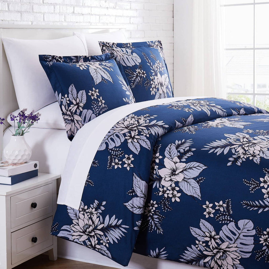 Flora Duvet Cover in Blue#color_flora-blue