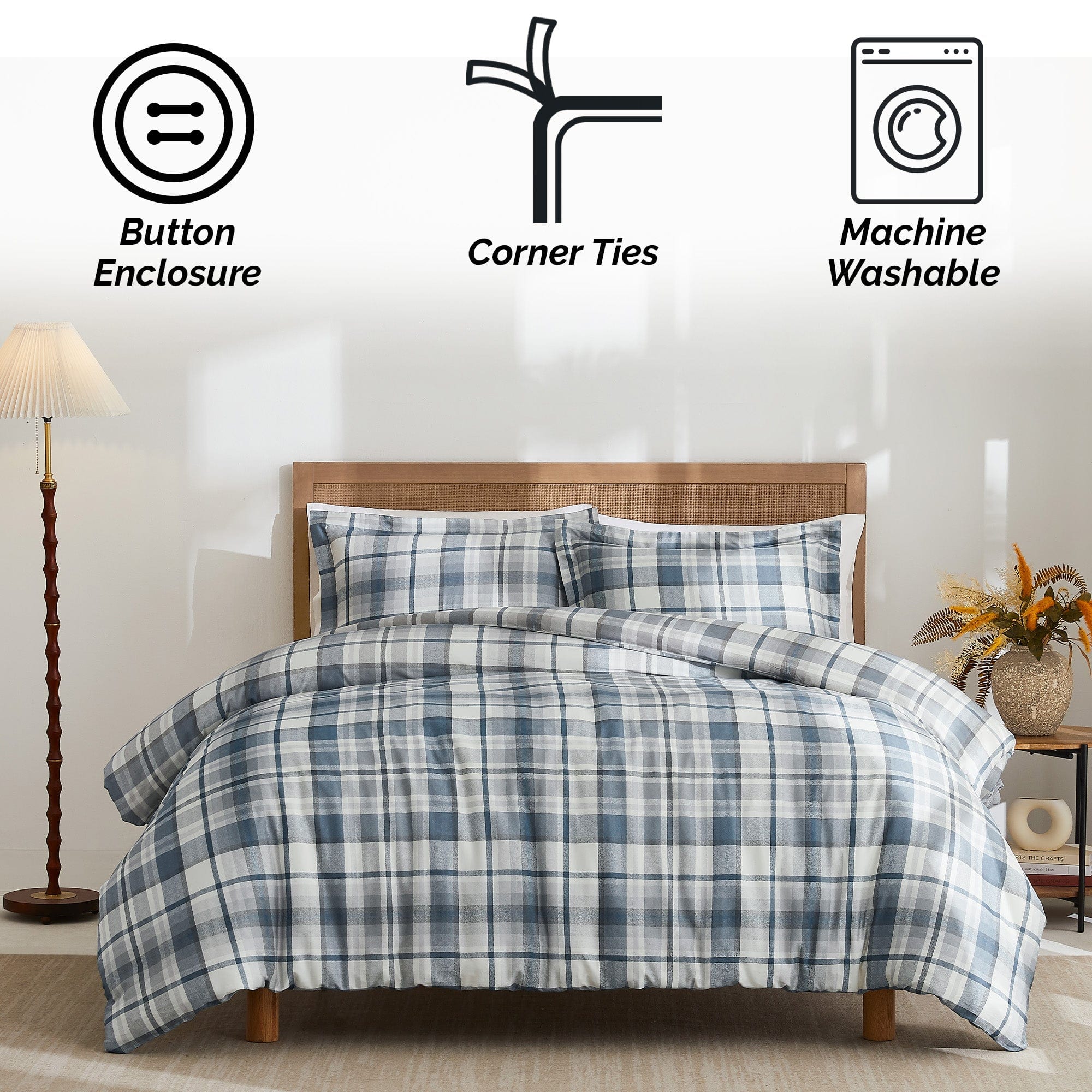 Highland Cotton Duvet Cover Set