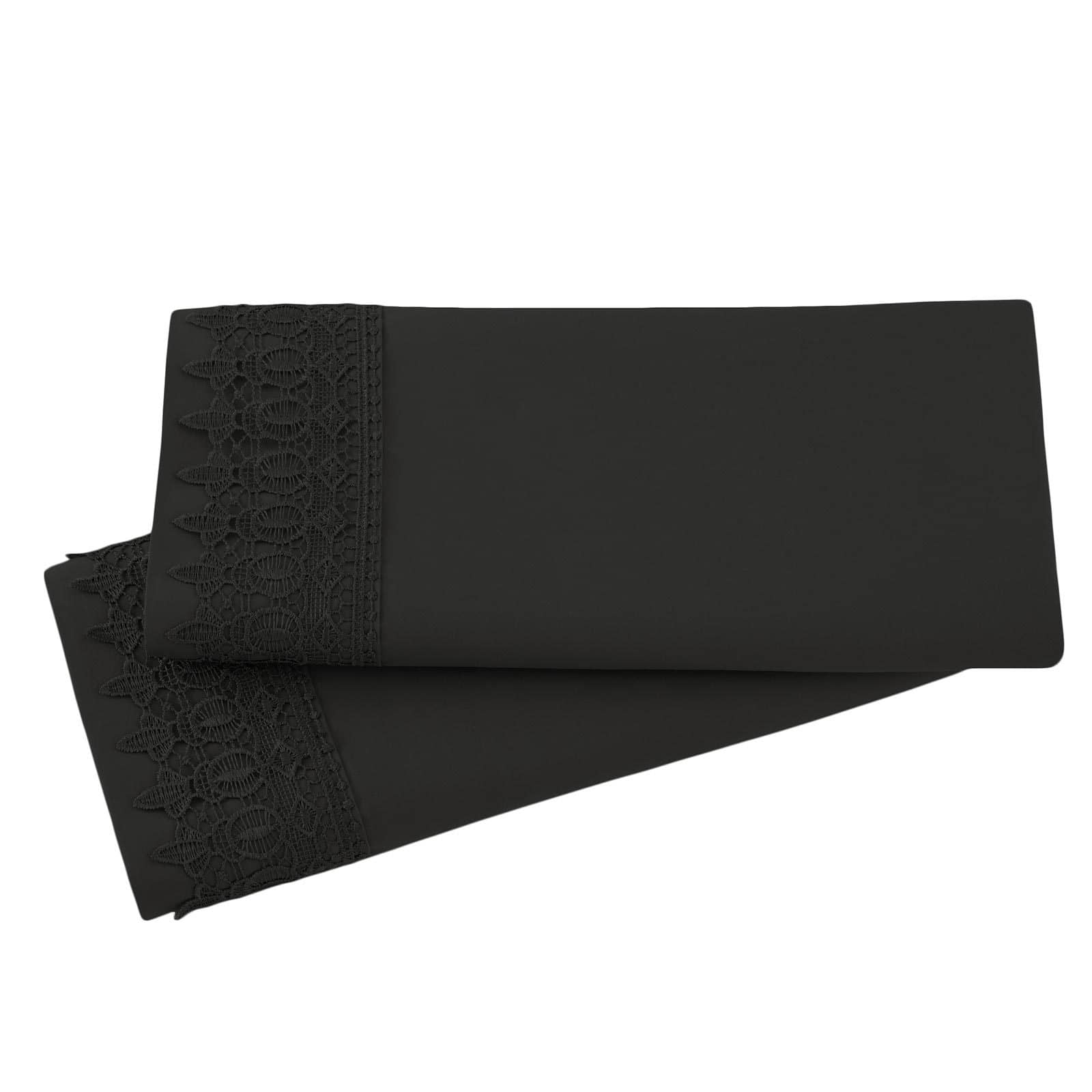 Vilano Lace Hem Pillow Cases