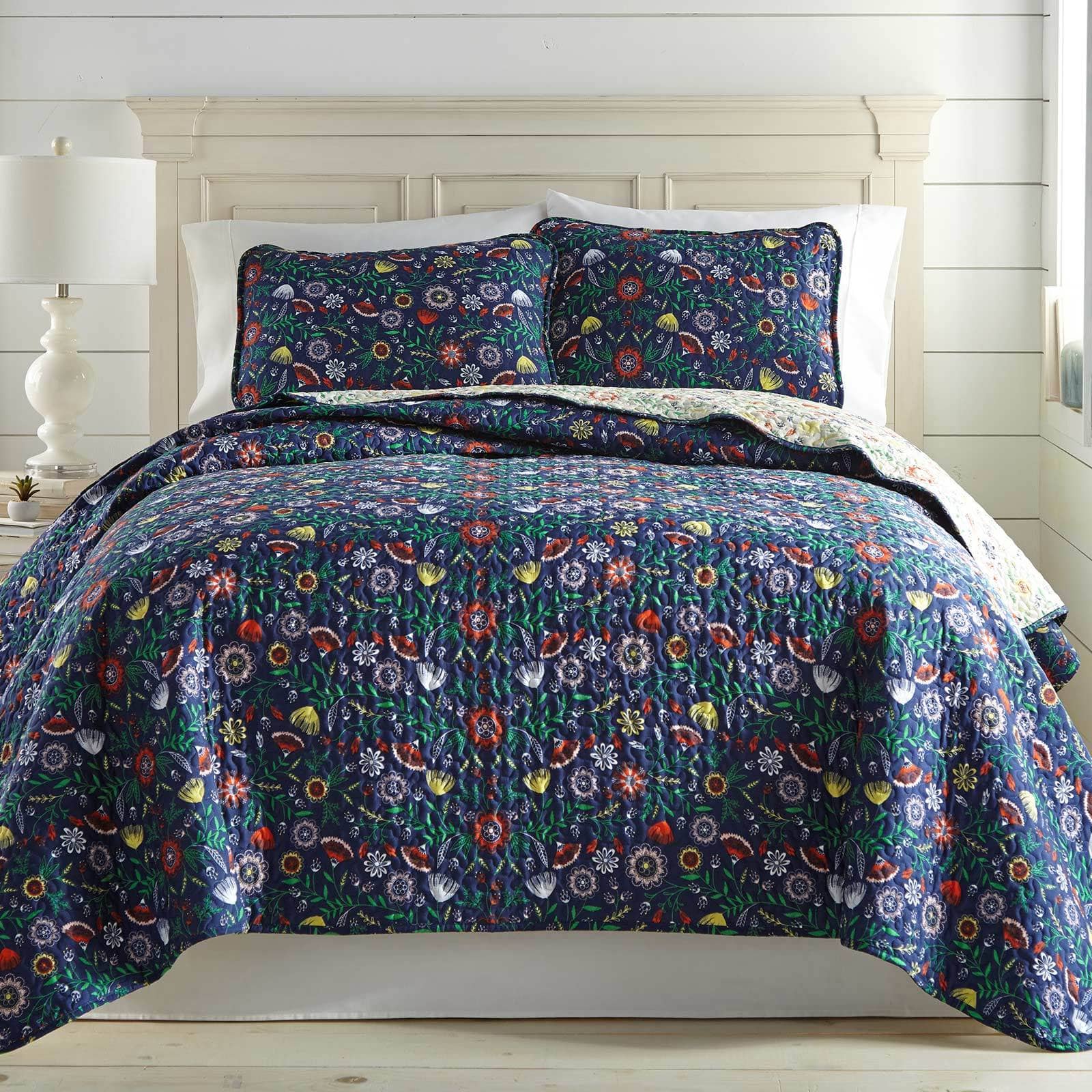 Boho Bloom Reversible Quilt Set