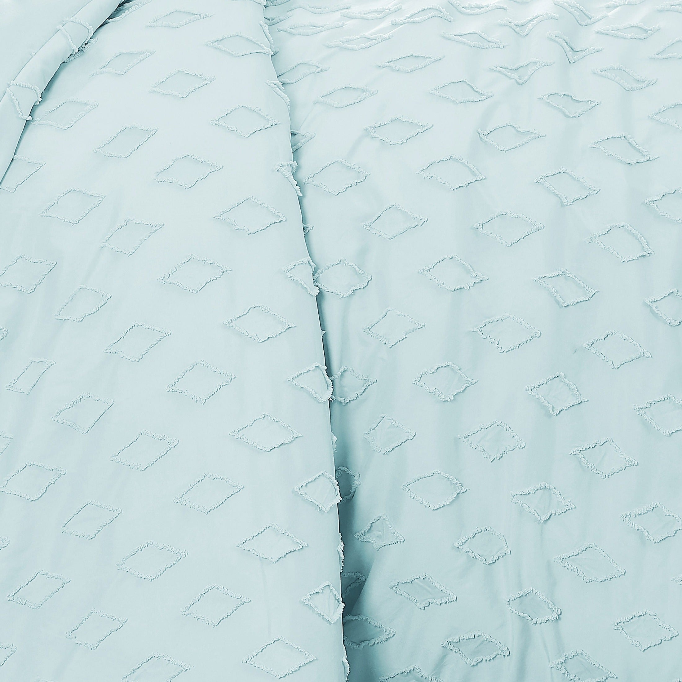 Delta Clipped Jacquard Duvet Cover Set