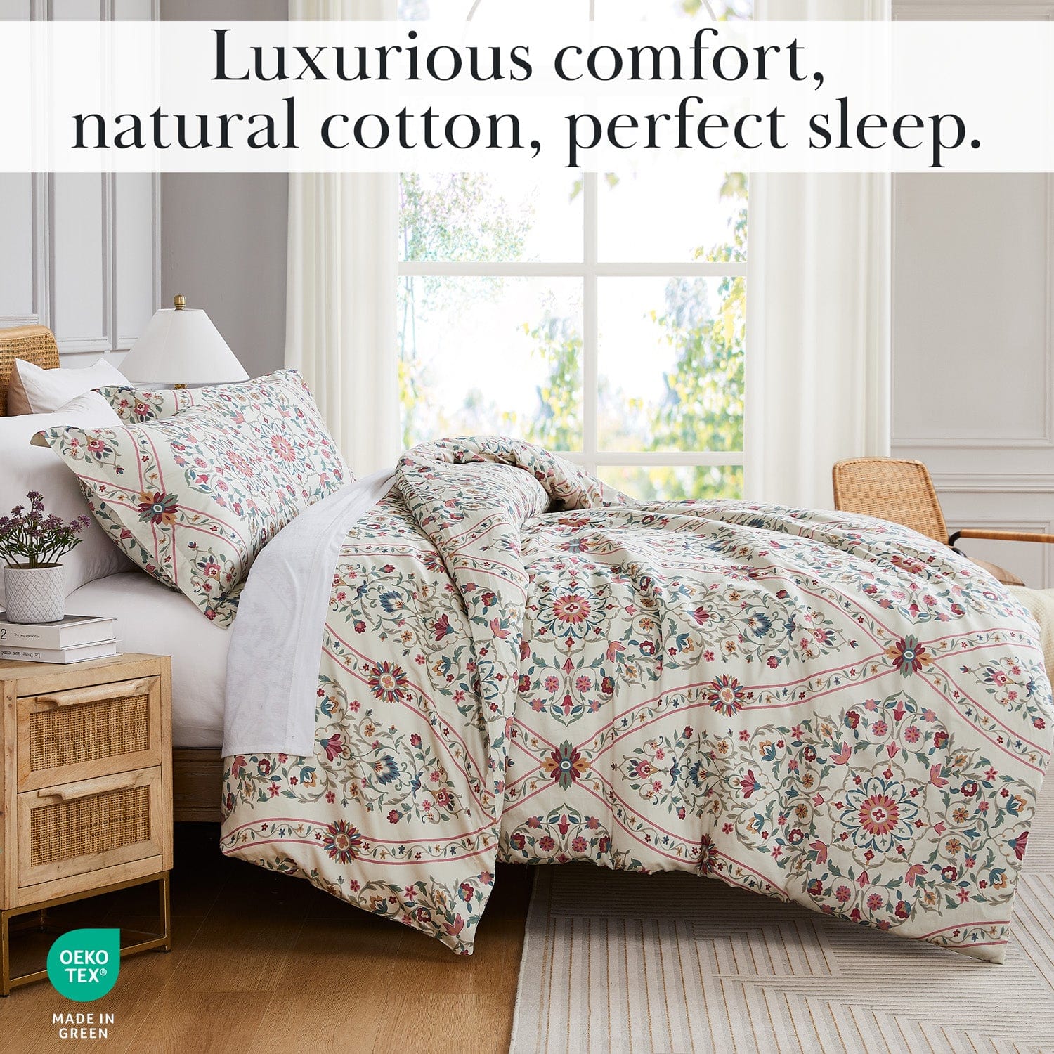 Kashmir Cotton Duvet Cover Set